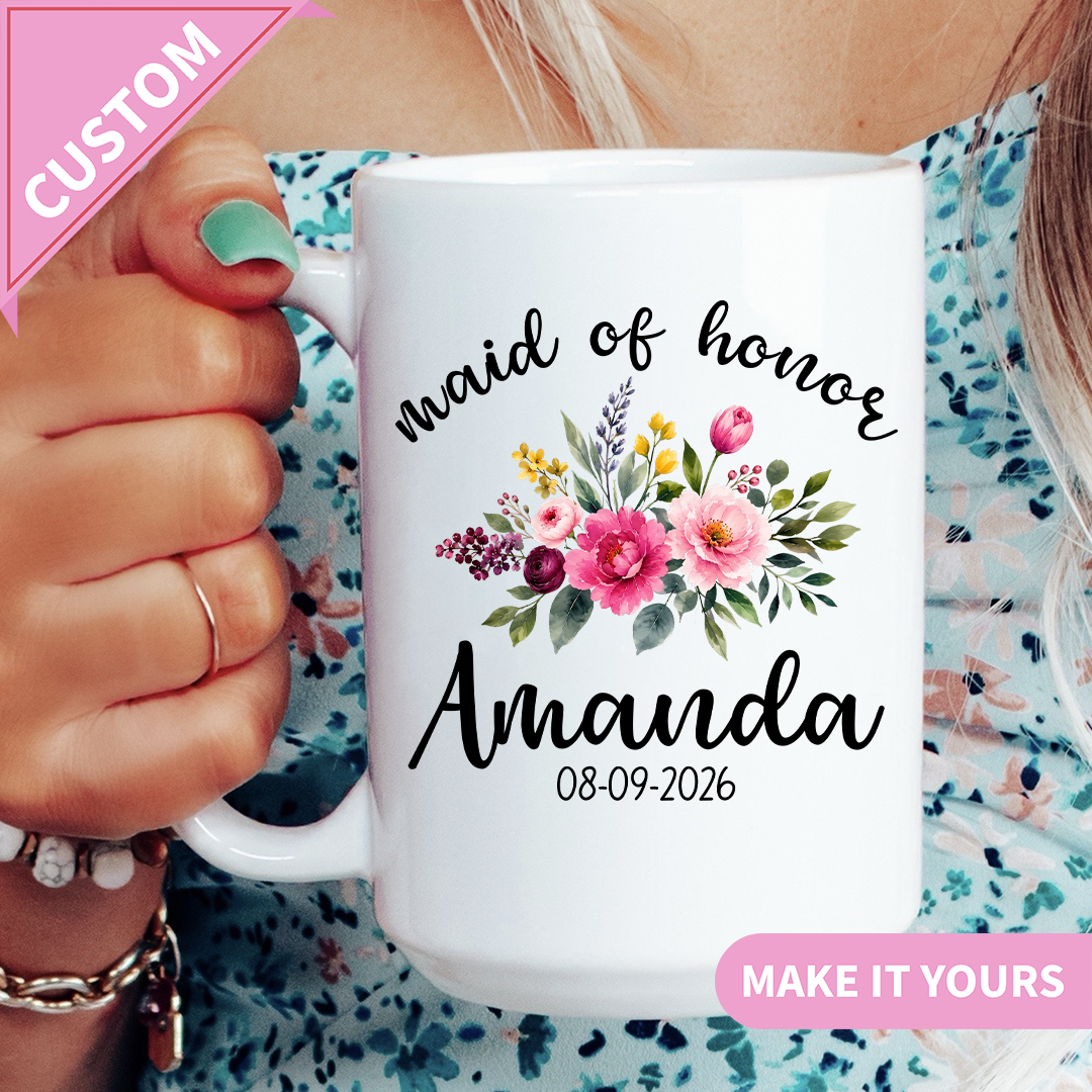 Personalized Maid Of Honor Mug