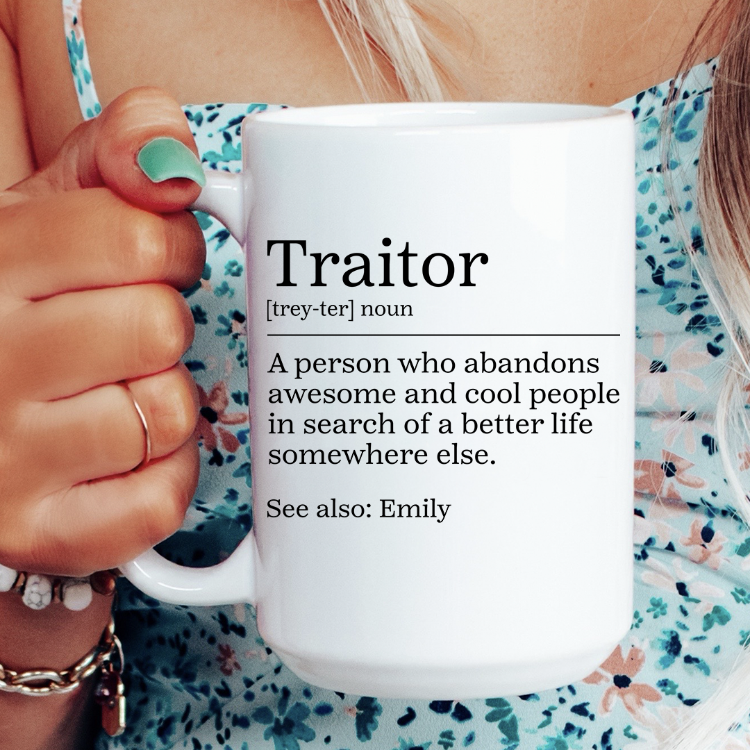 Personalized Traitor Defination Mug