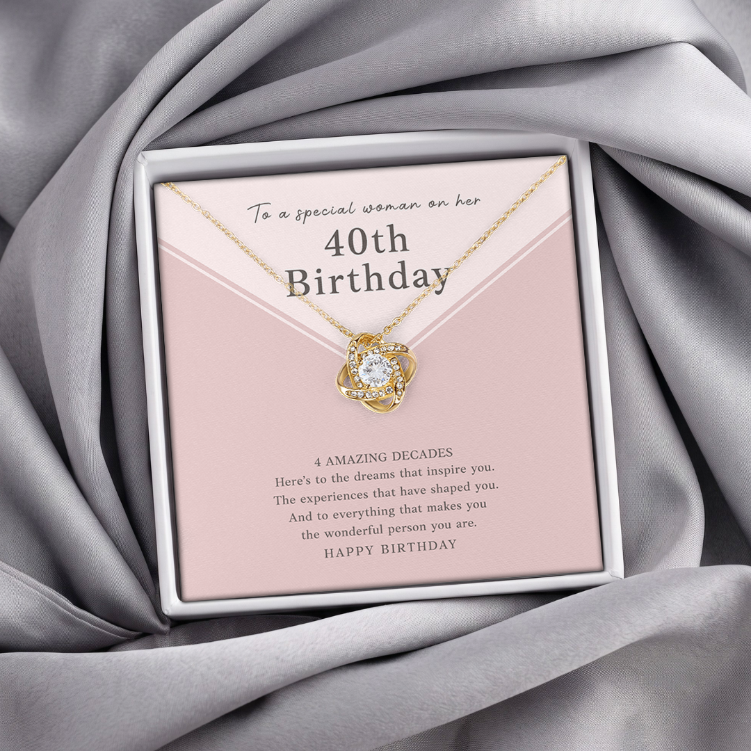 On Her 40th Birthday Jewelry