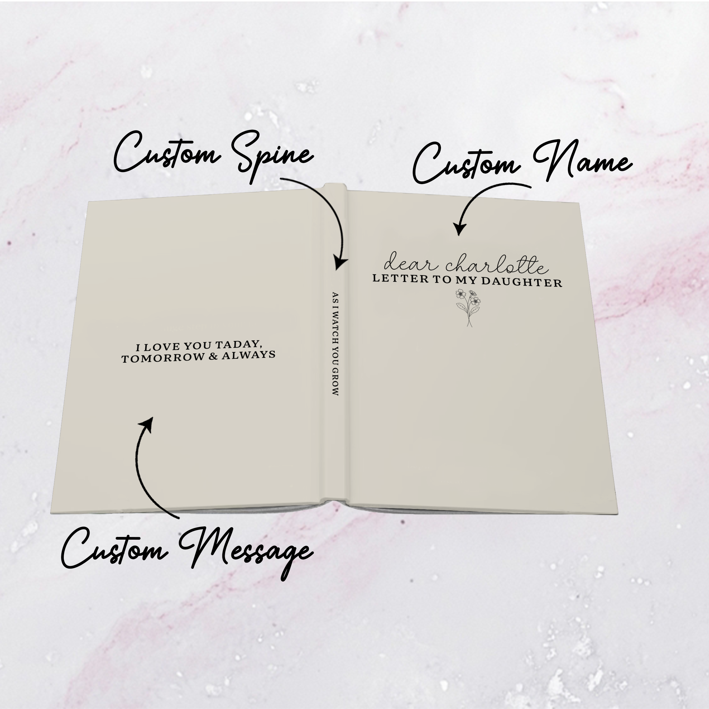Personalized Letter To My Daughter Journal
