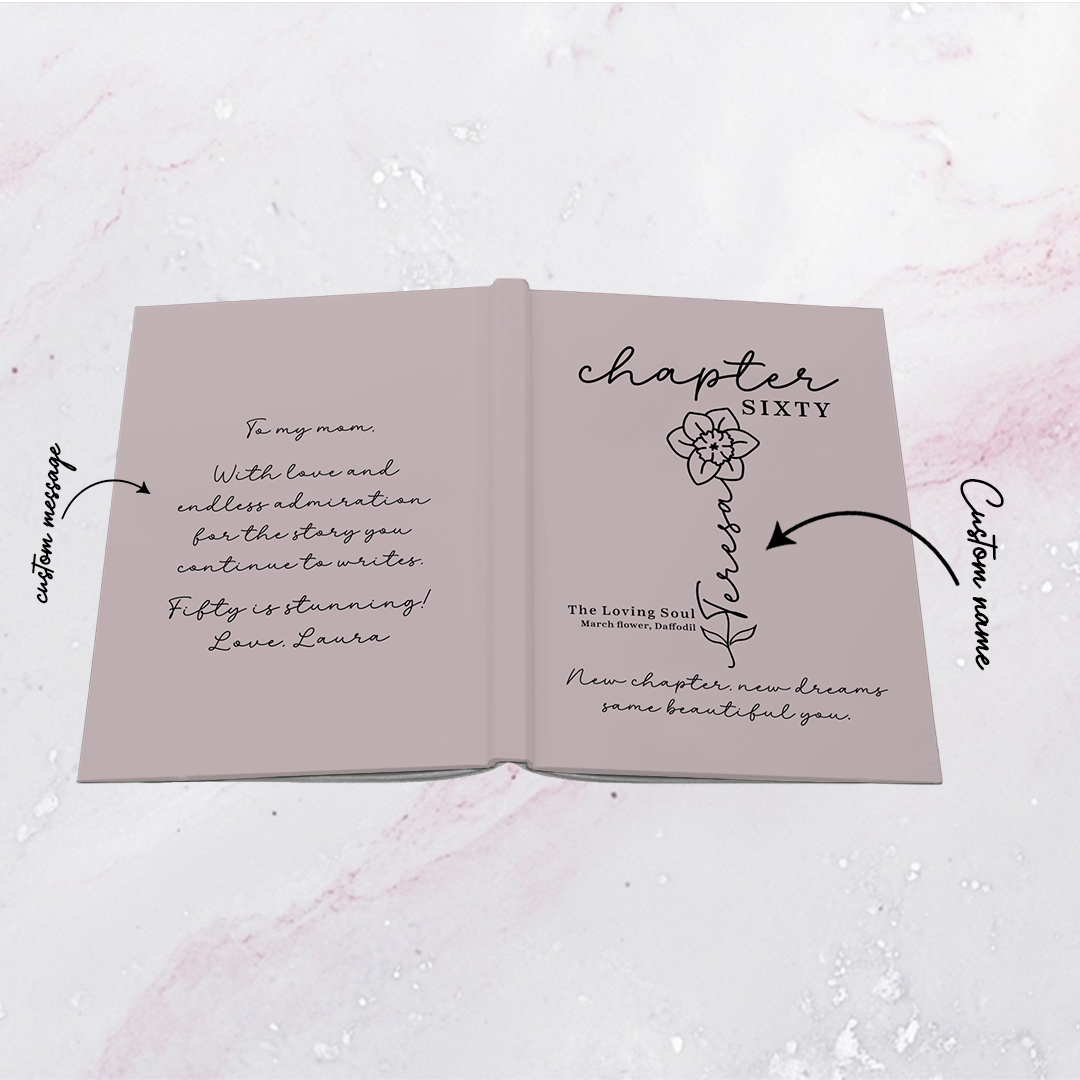 Personalized 60th Birthday Journal