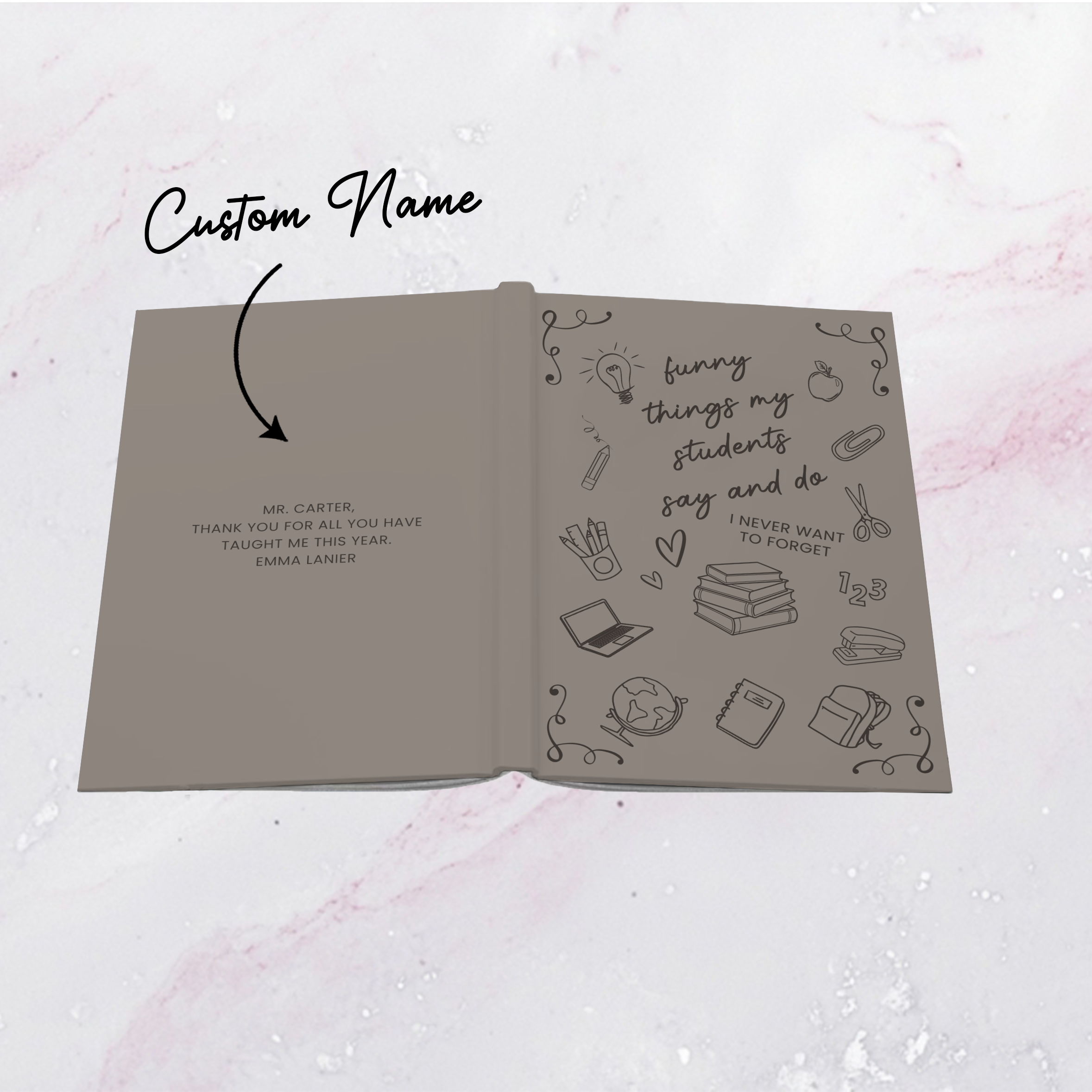 Personalized Things My Students Journal