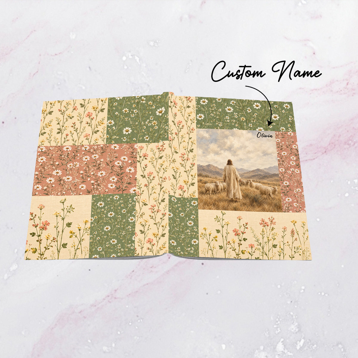 Carnet de notes personnalisé « Jésus, fleur sauvage »