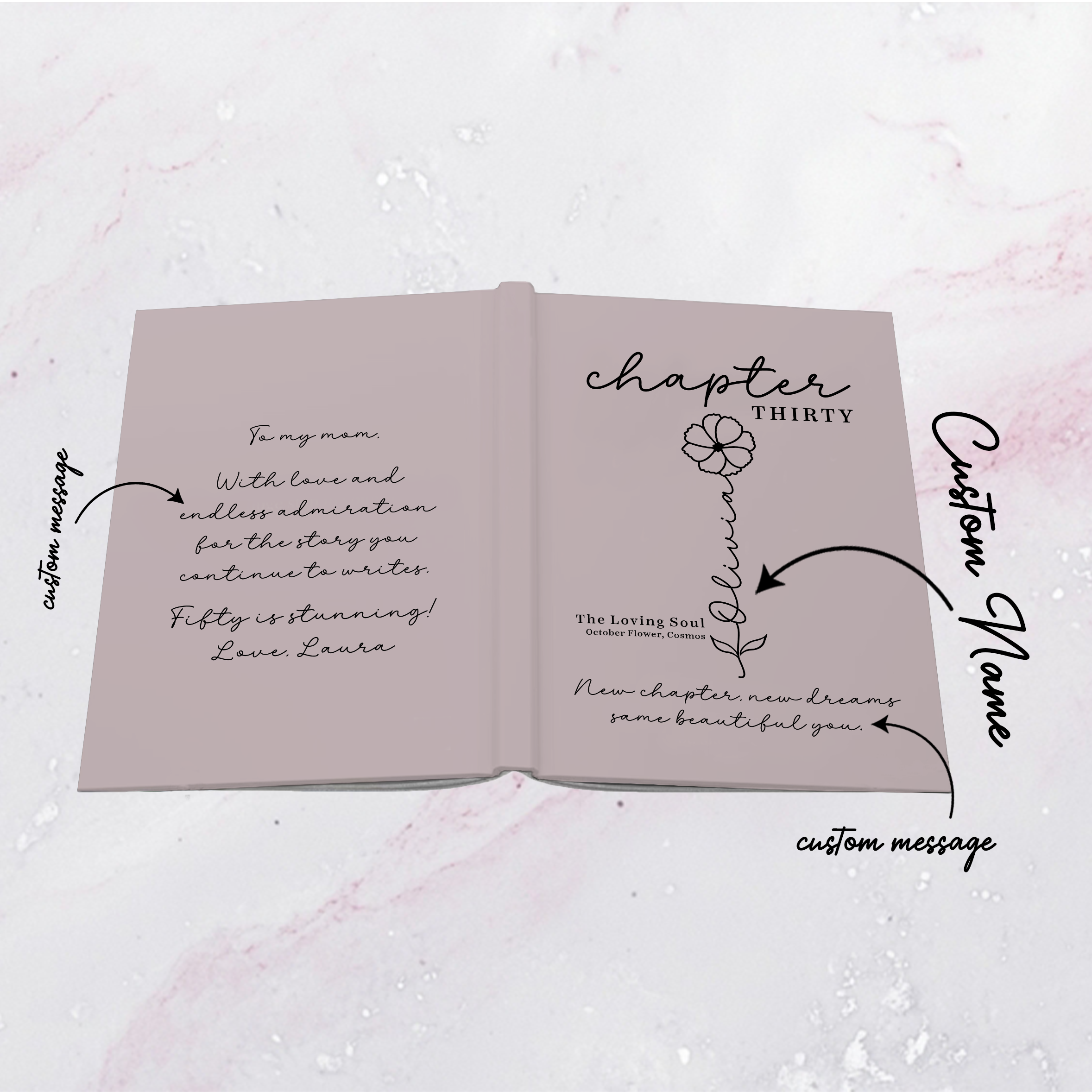 Personalized 30th Birthday Journal