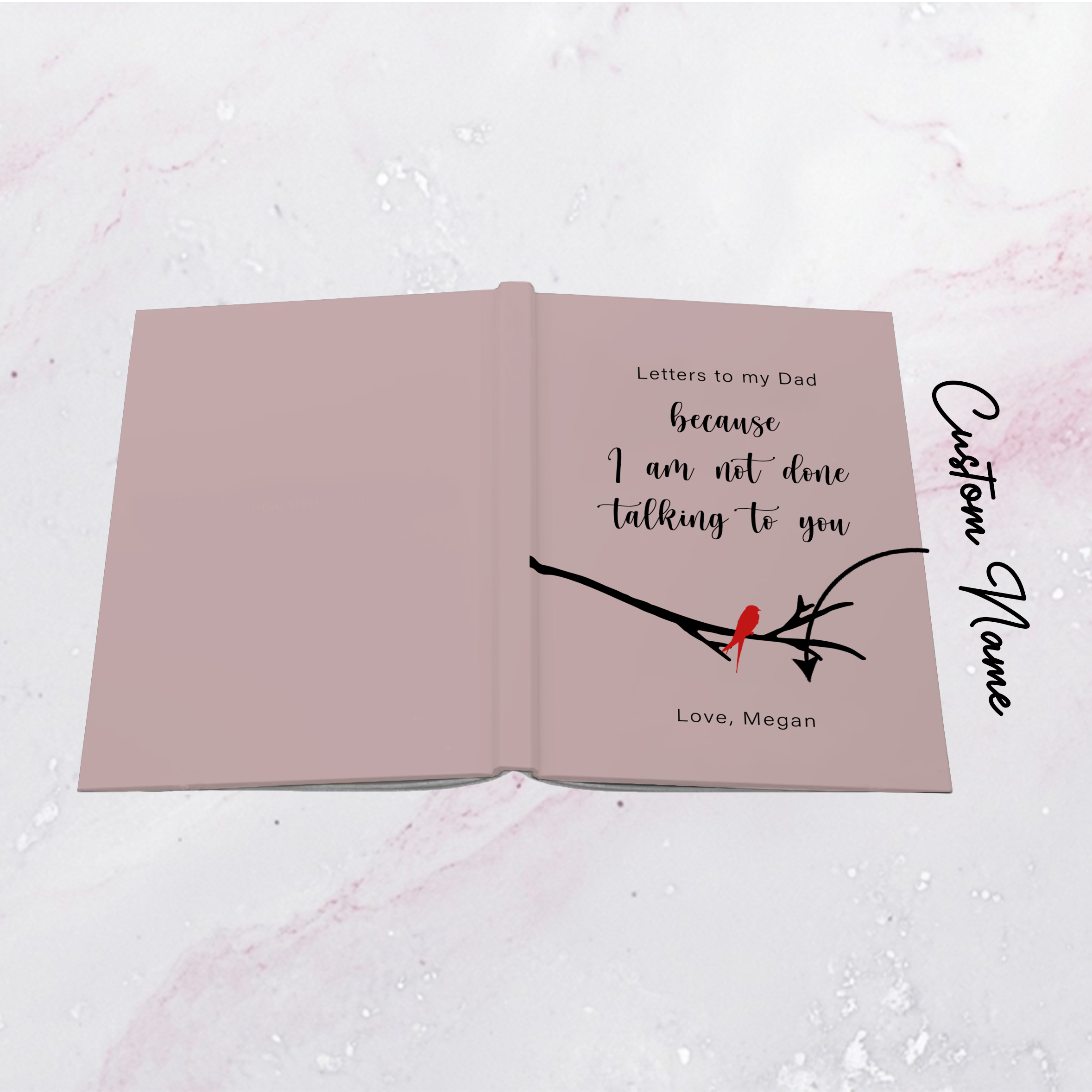 Personalized Letters To My Dad Grief Journal