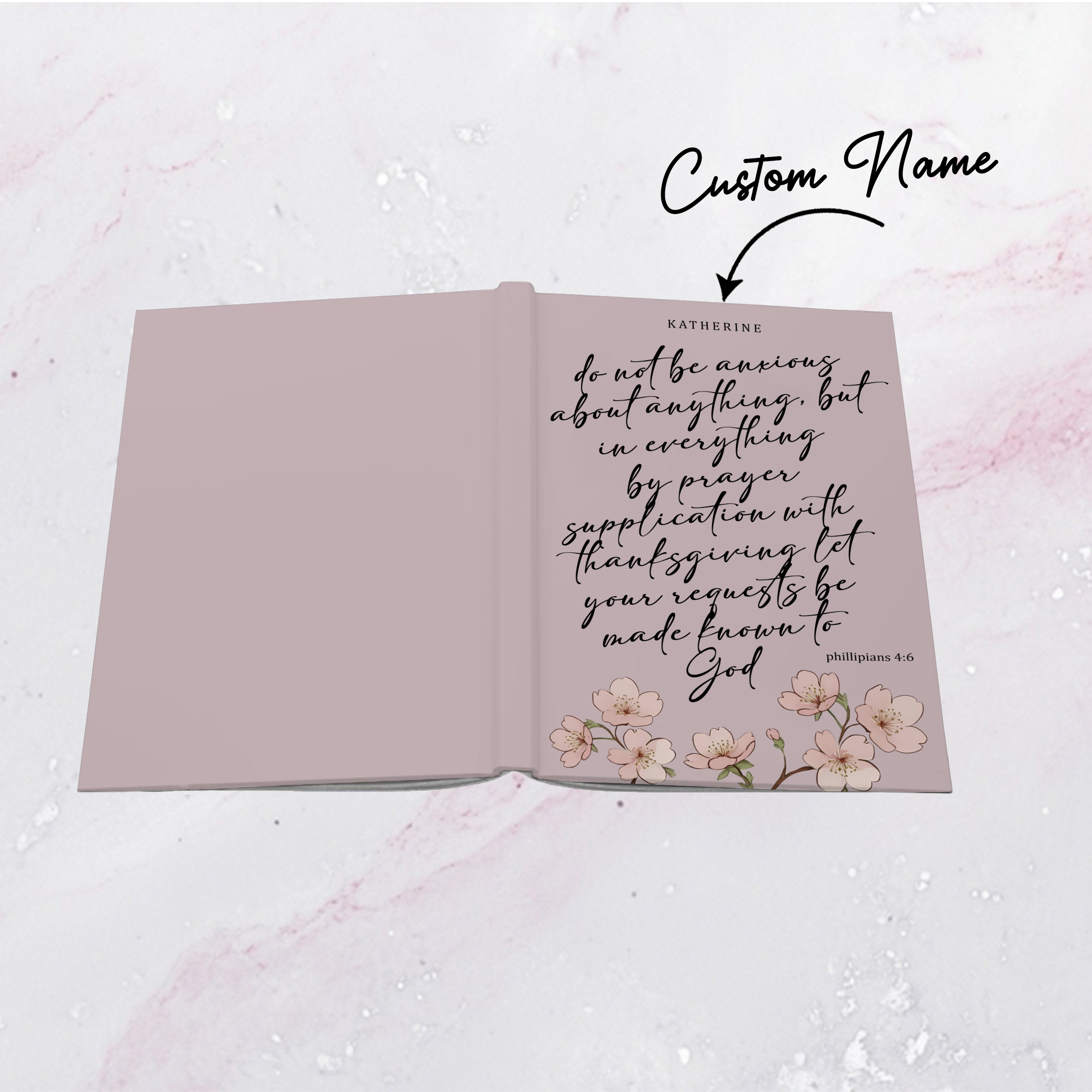 Personalized Christian Gift Prayer For Women Gratitude Journal