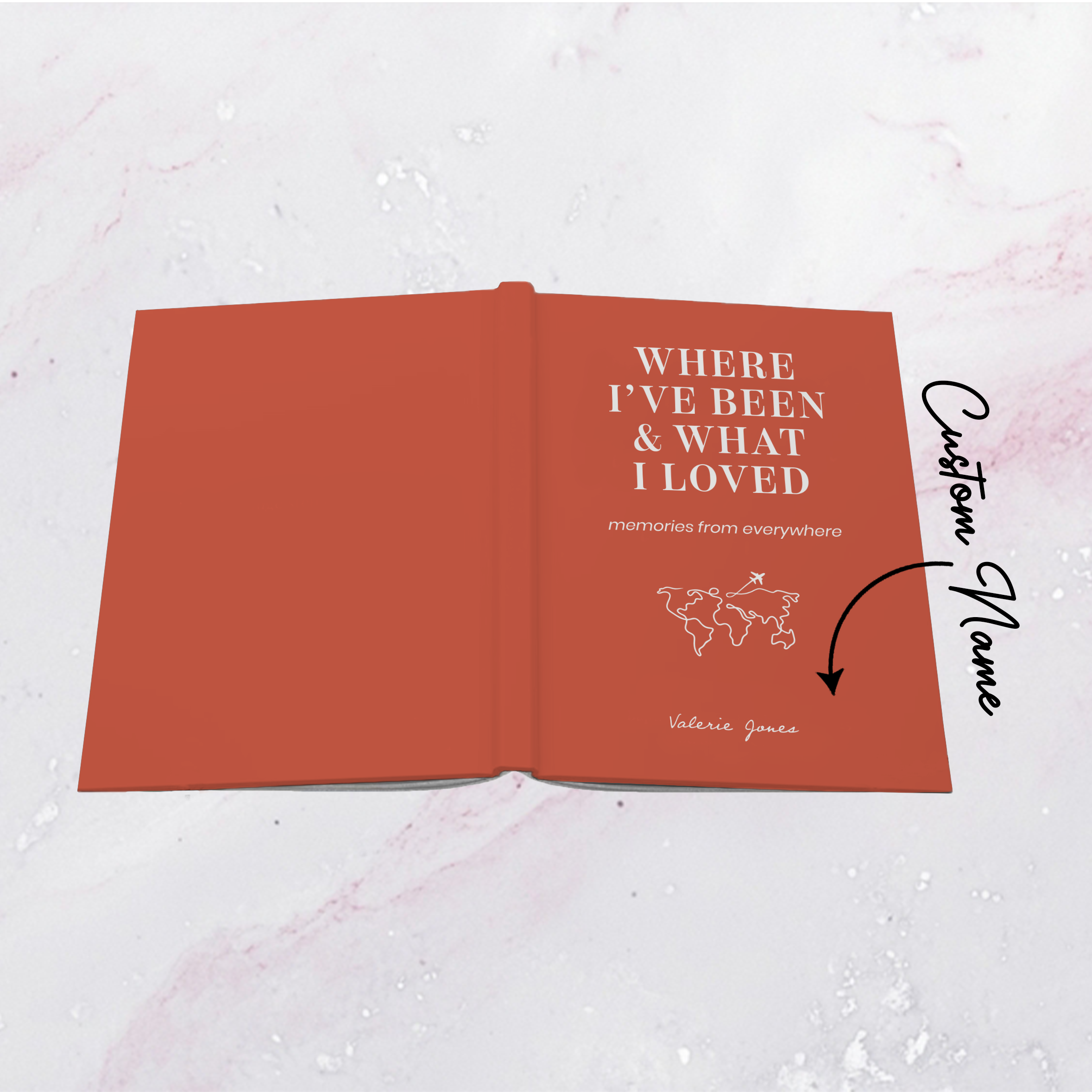 Personalized Where I’ve Been And What I Loved Journal