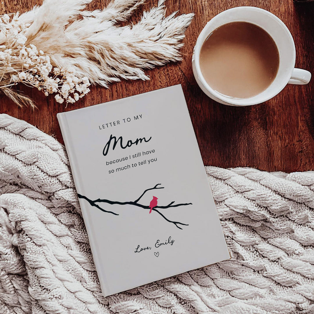 Personalisiertes Trauertagebuch mit Briefen an meine Mutter