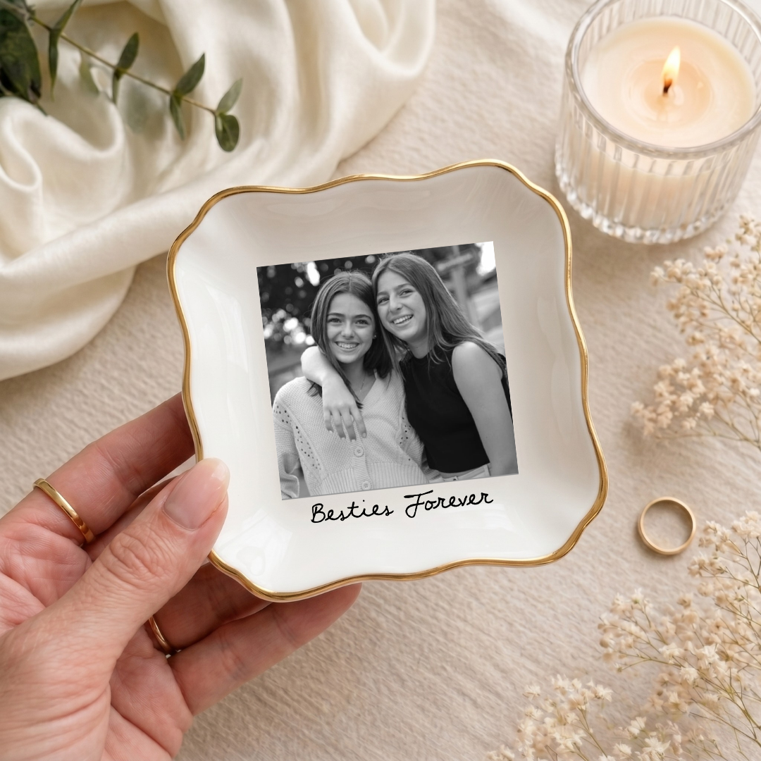 Personalized Besties Forever Dish