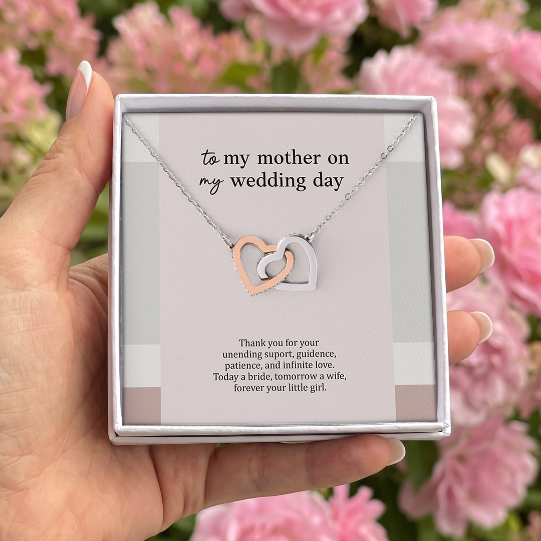 To My Mother On My Wedding Jewelry
