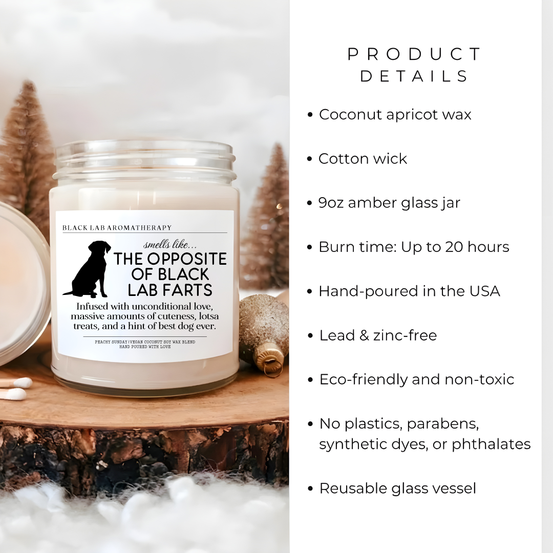 Smells Like The Opposite Of Black Lab Farts Candle