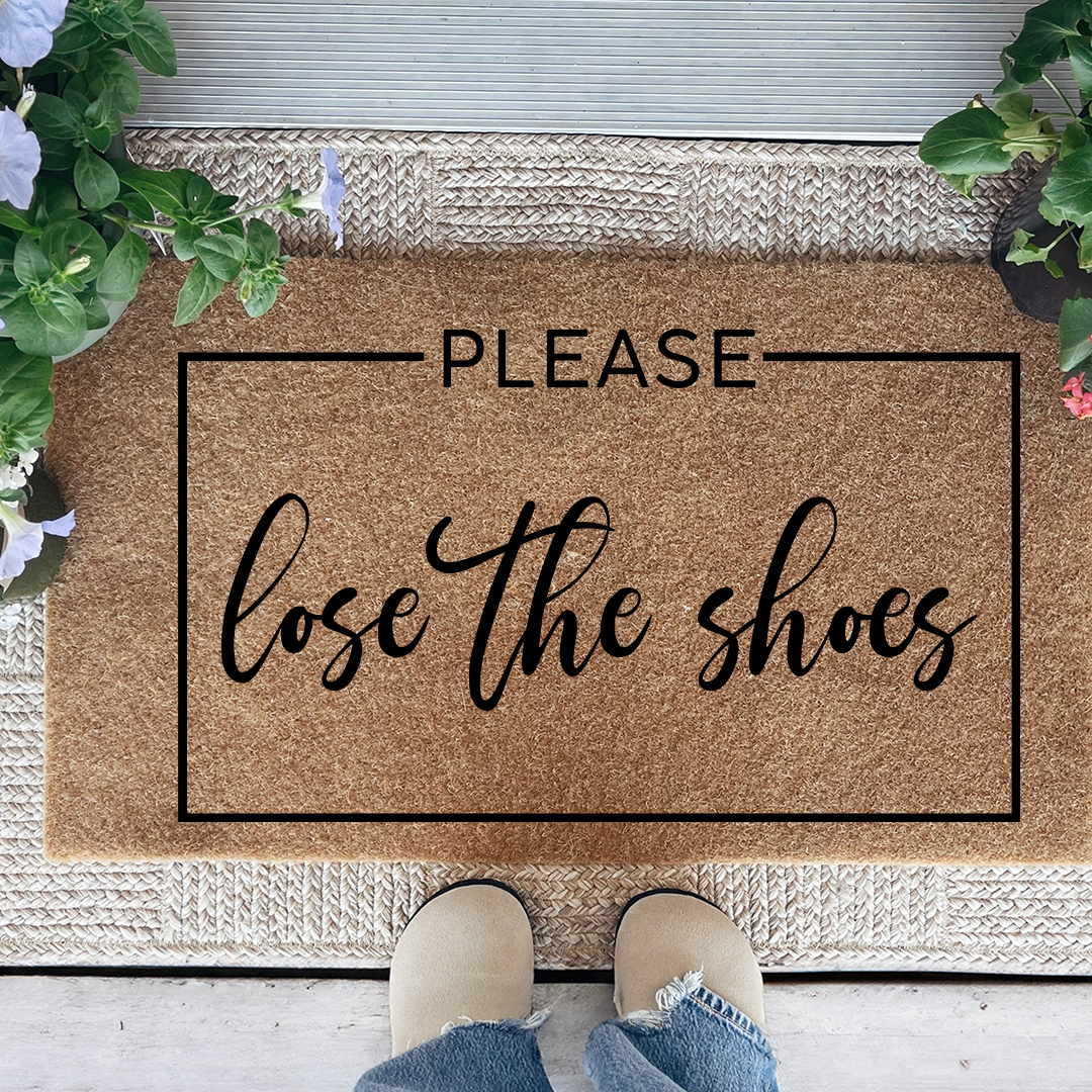 Please Lose The Shoes Doormat