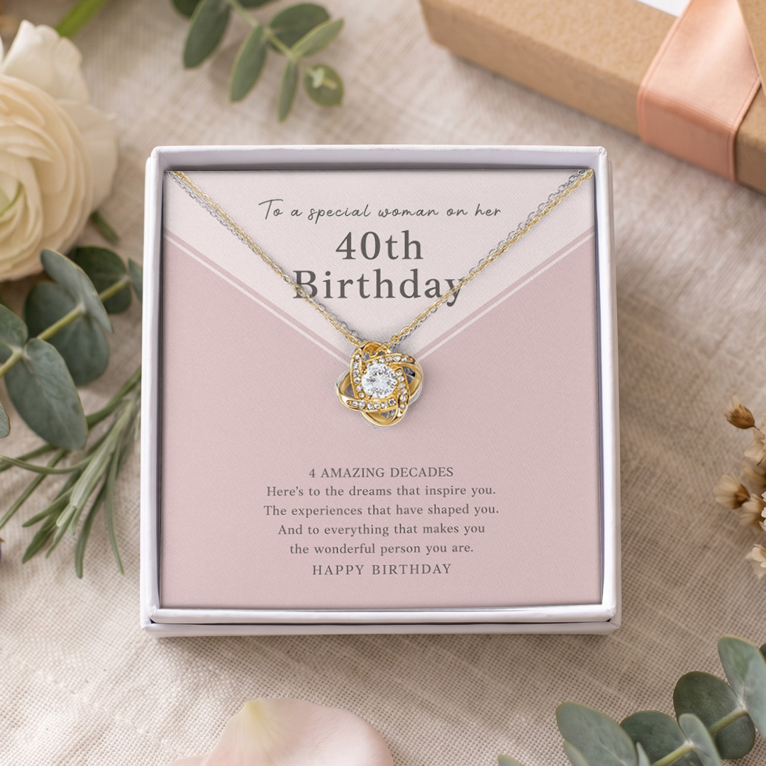 On Her 40th Birthday Jewelry