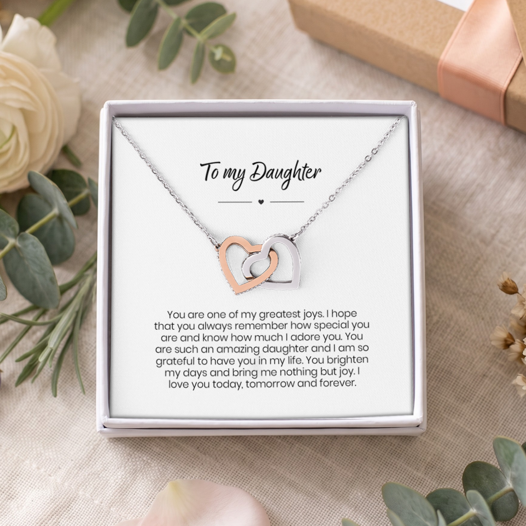 To My Daughter Necklace