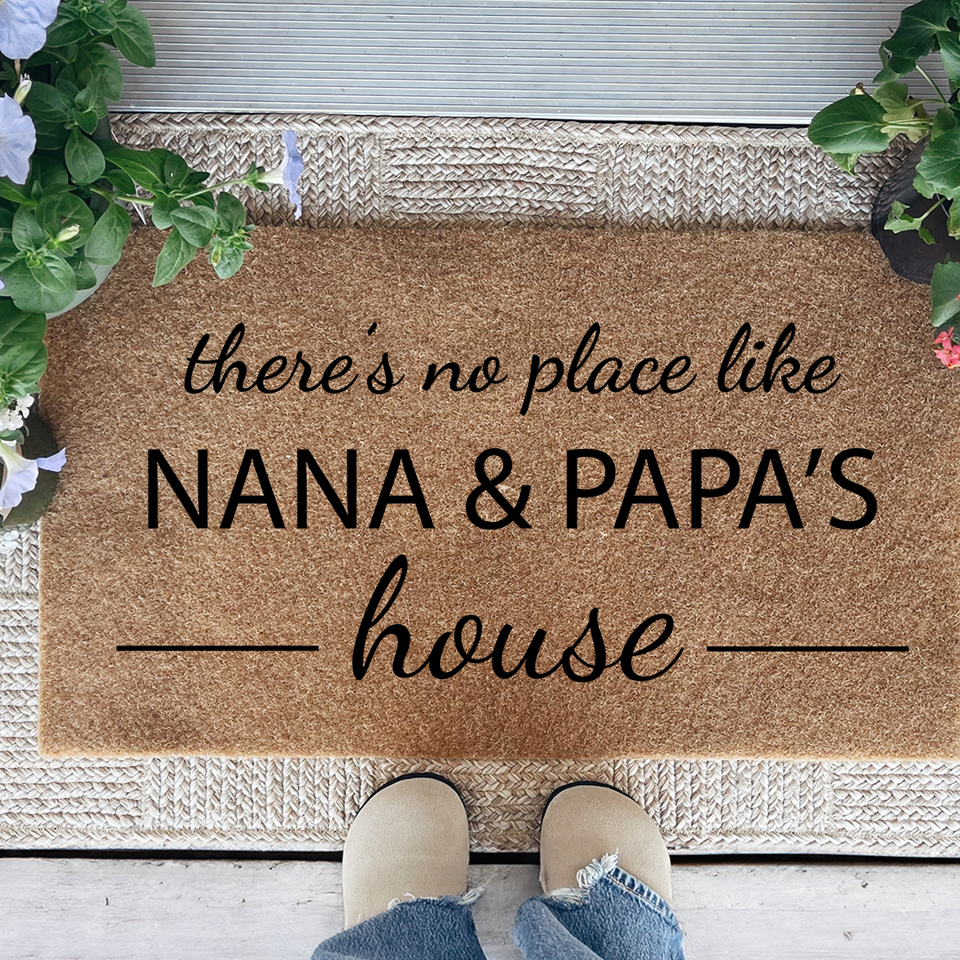 There's No Place Like Grandpa House Doormat