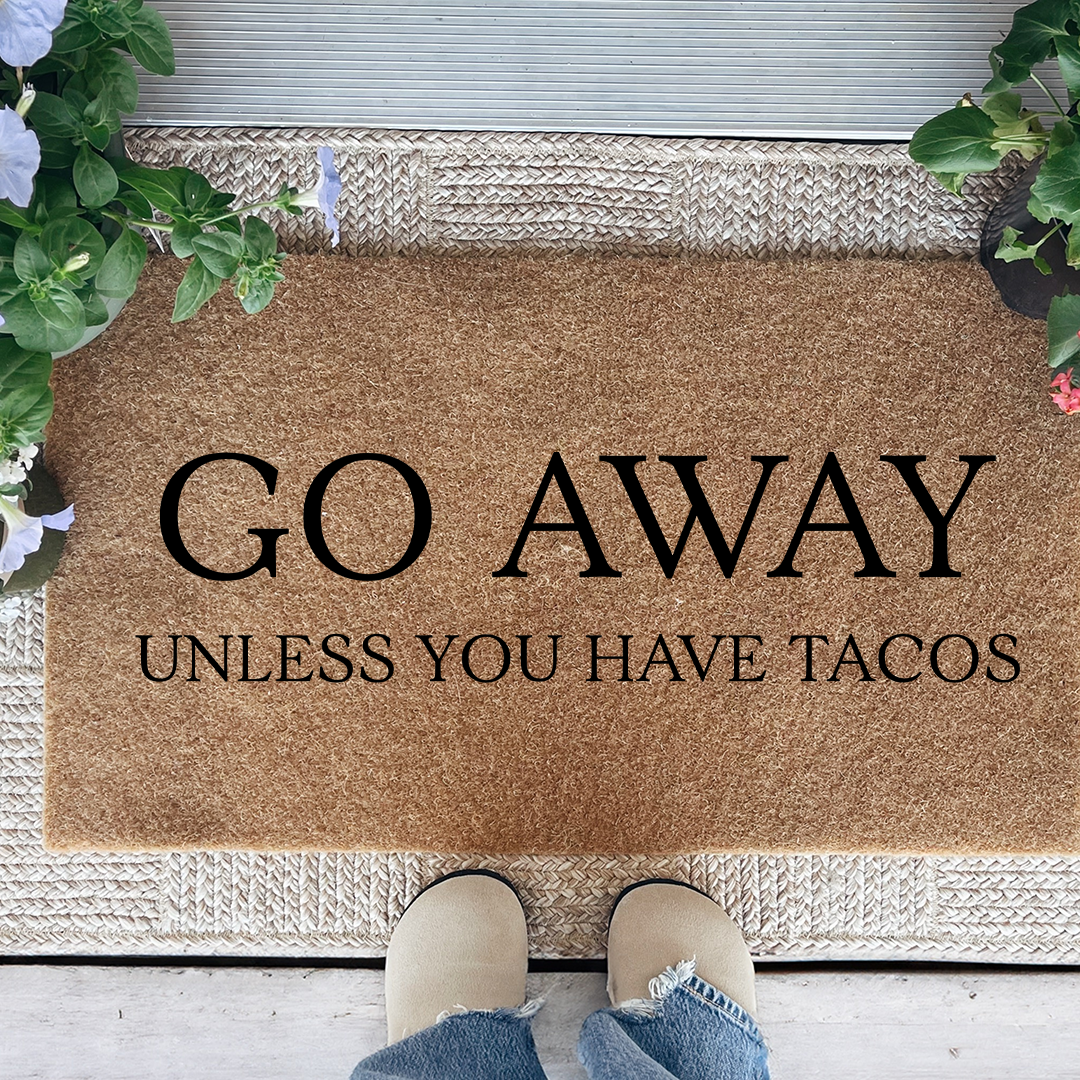 Go Away Unless You Have Tacos Doormat