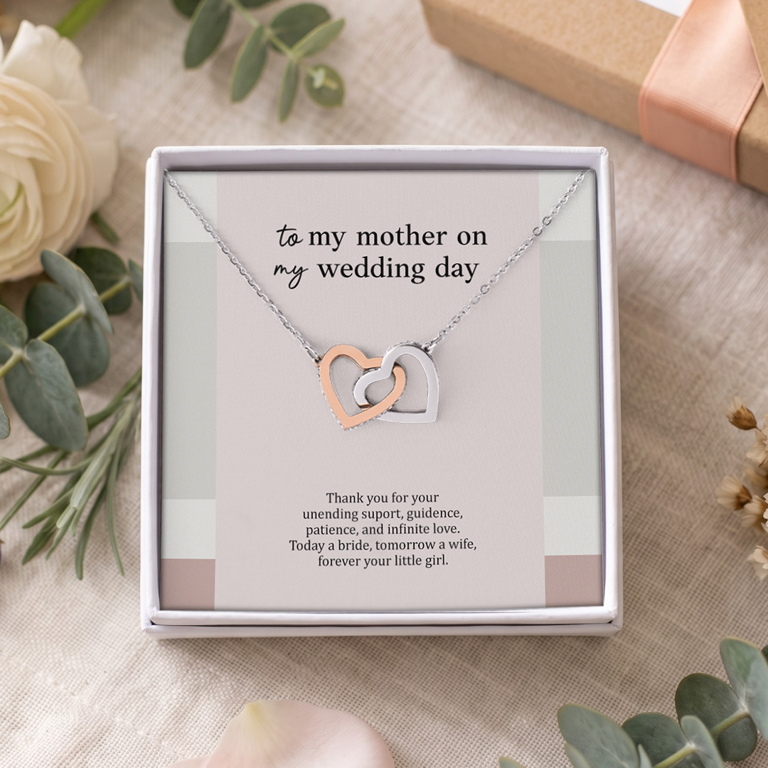 To My Mother On My Wedding Jewelry
