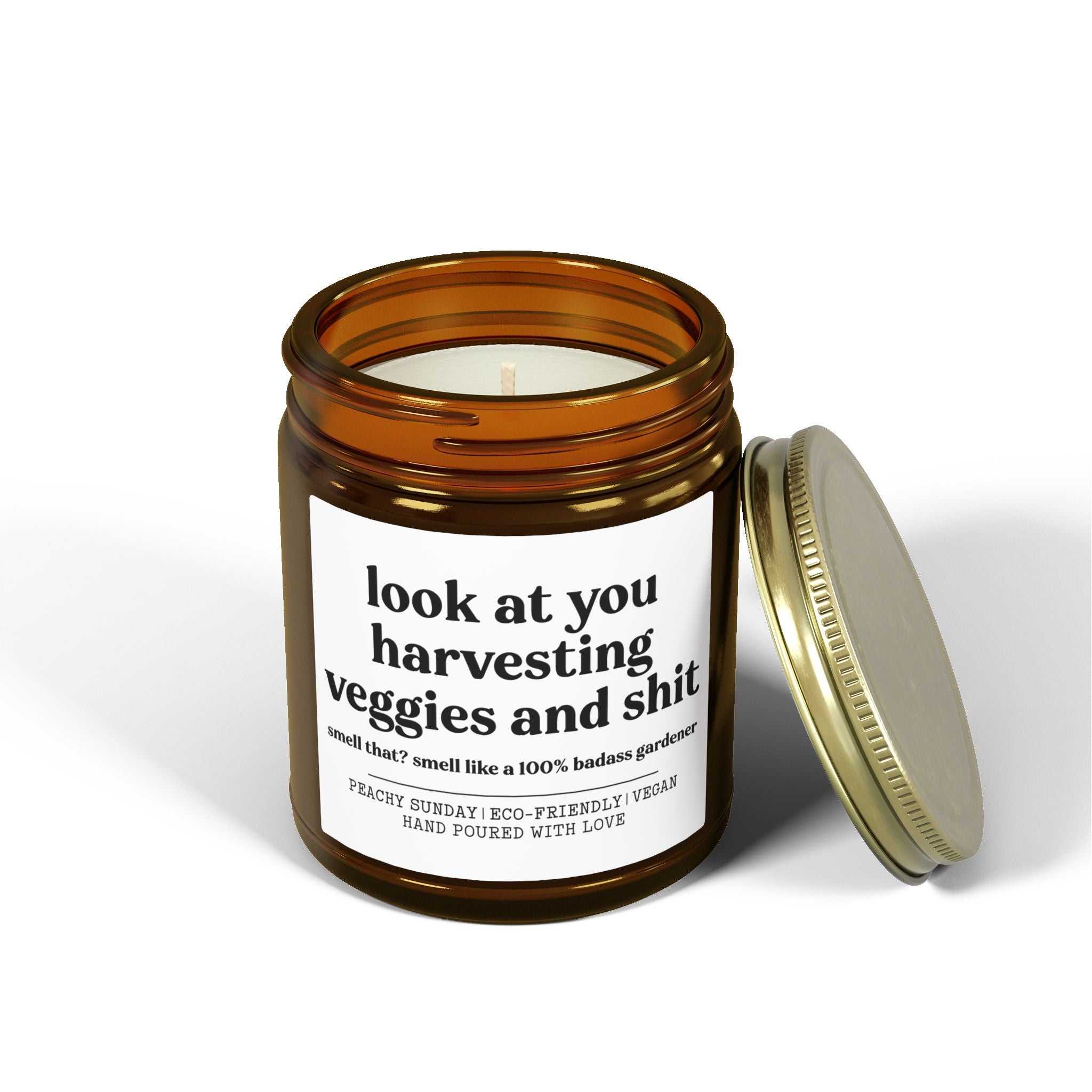 Look At You Harvesting Vaggies And S-it Candle