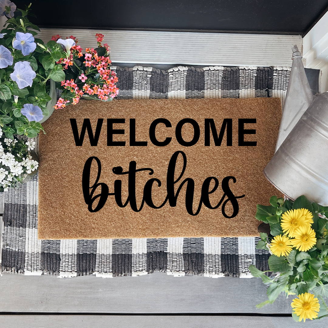 Welcome B-tches Doormat