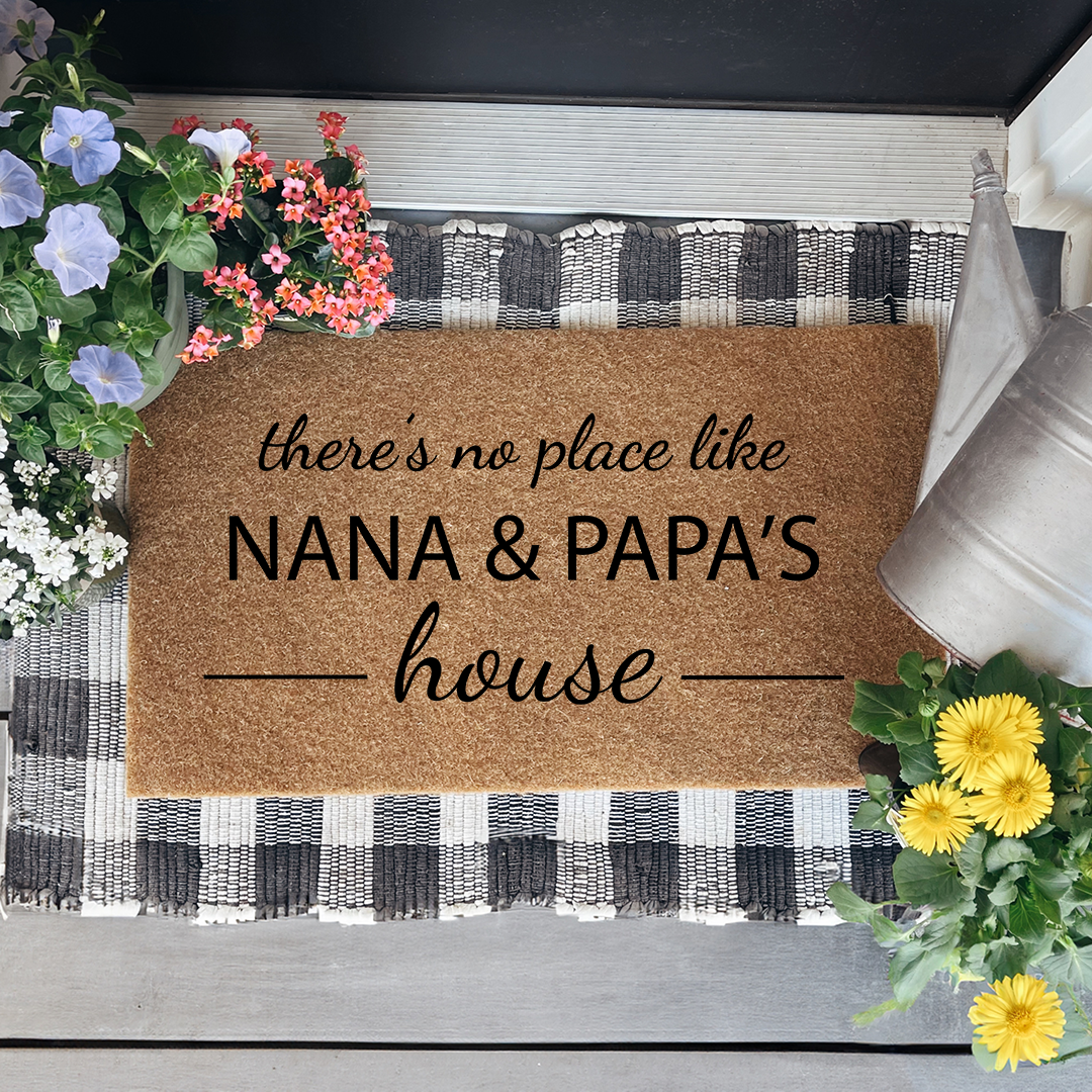 There's No Place Like Grandpa House Doormat