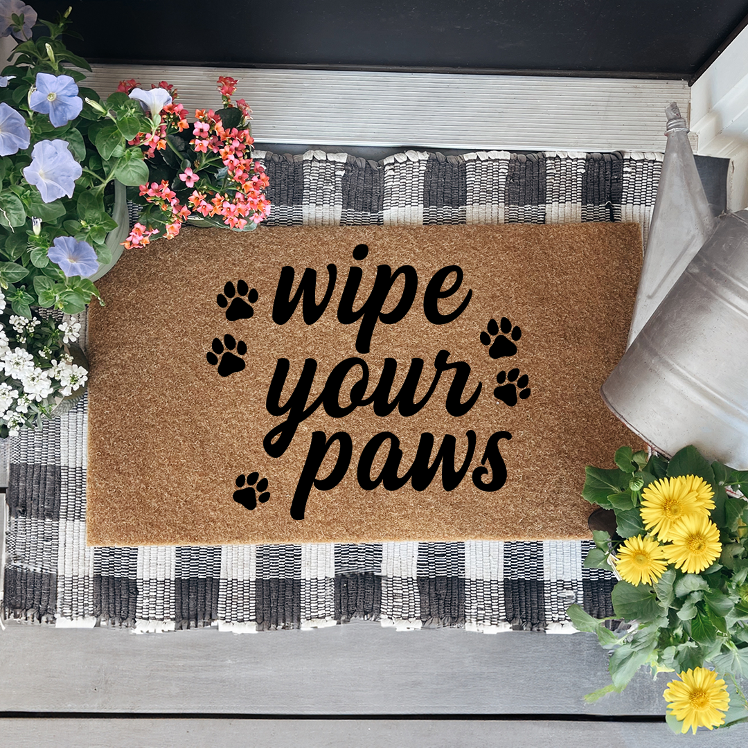 Wipe Your Paws Doormat