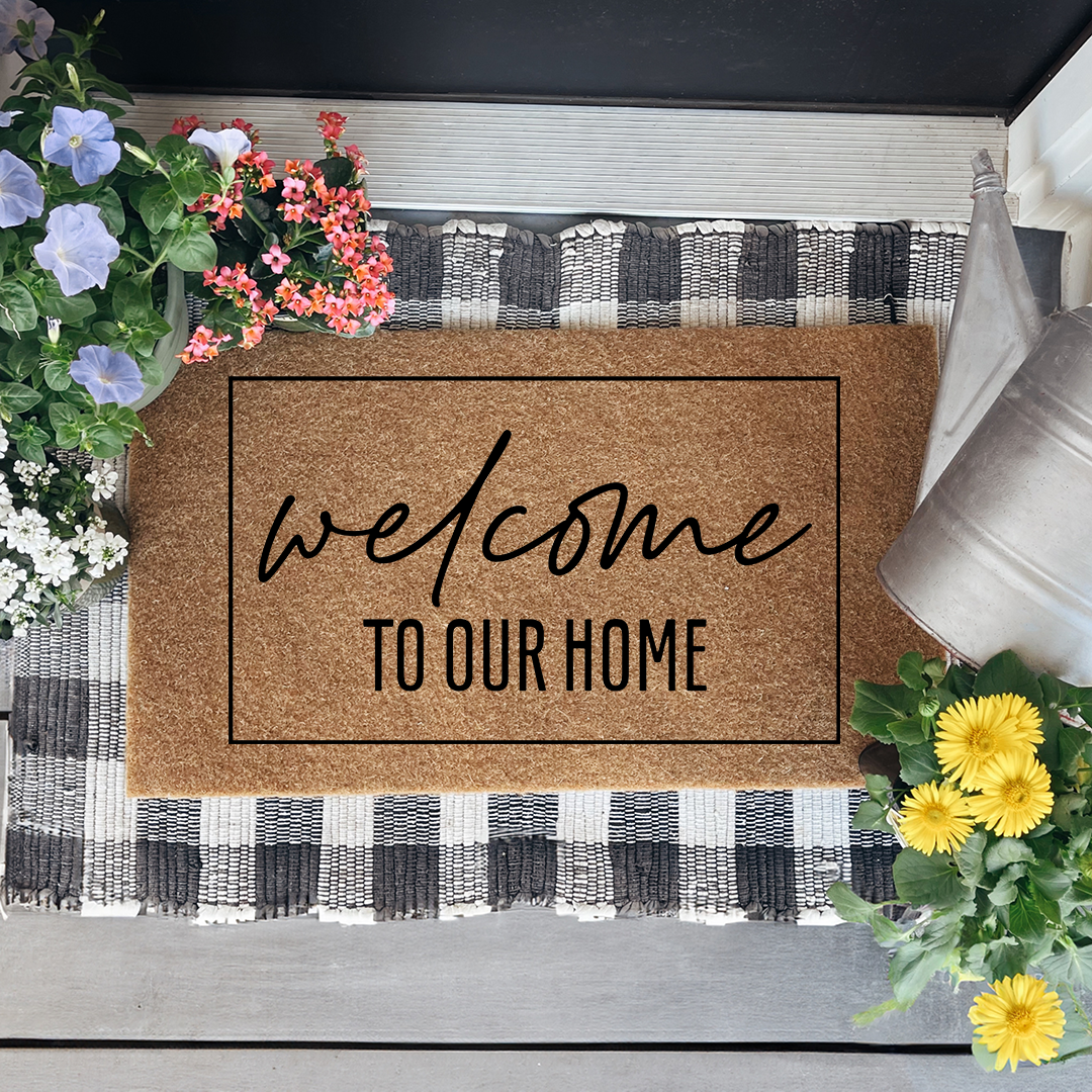 Welcome To Our Home Doormat