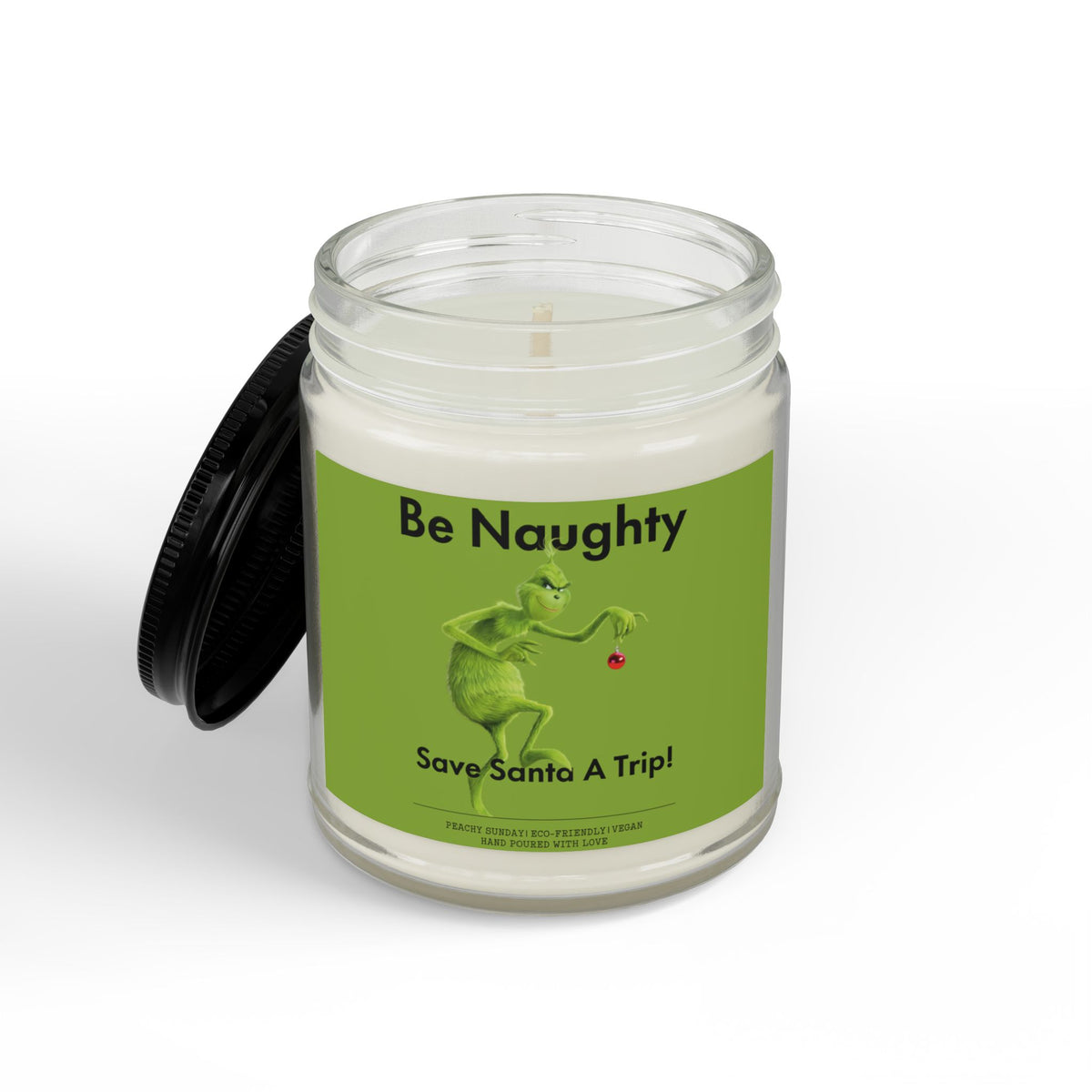 Be Naughty Save Santa A Trip Candle