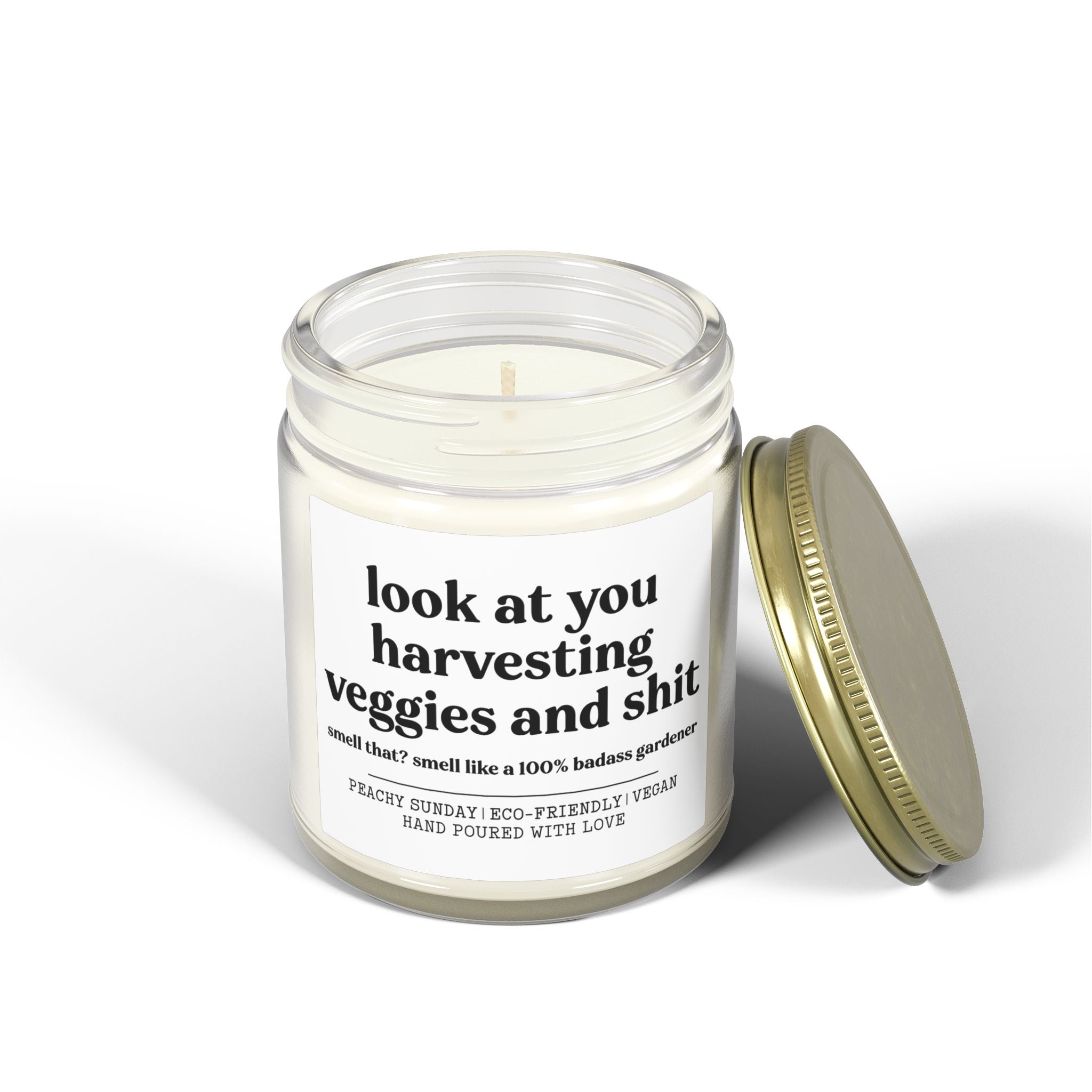 Look At You Harvesting Vaggies And S-it Candle