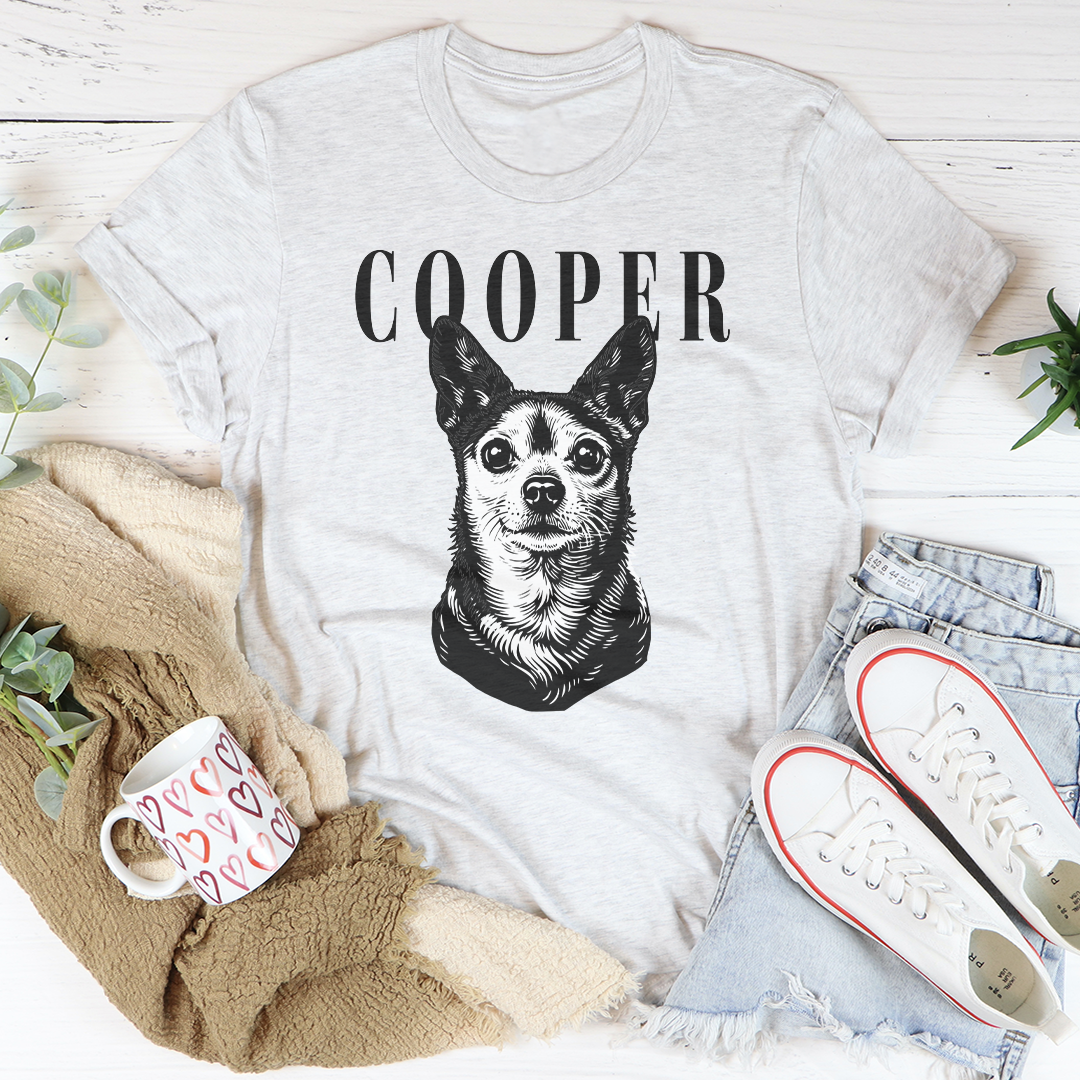 Personalized Pet Photo And Name Tee