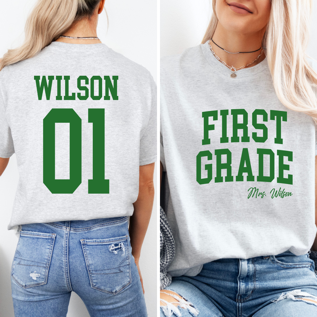 Personalized Name Number Tee
