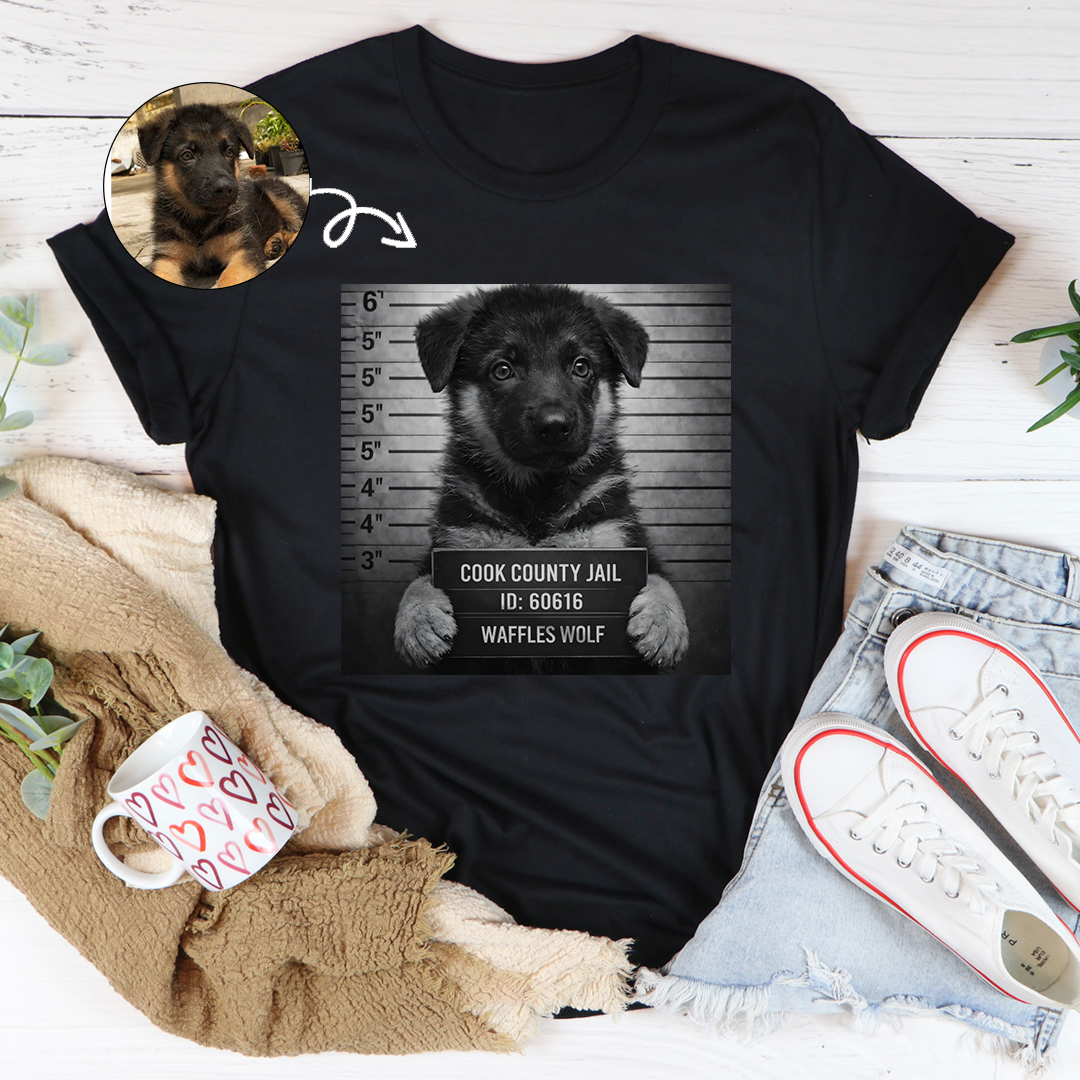 Personalized Pet Mugshot Tee