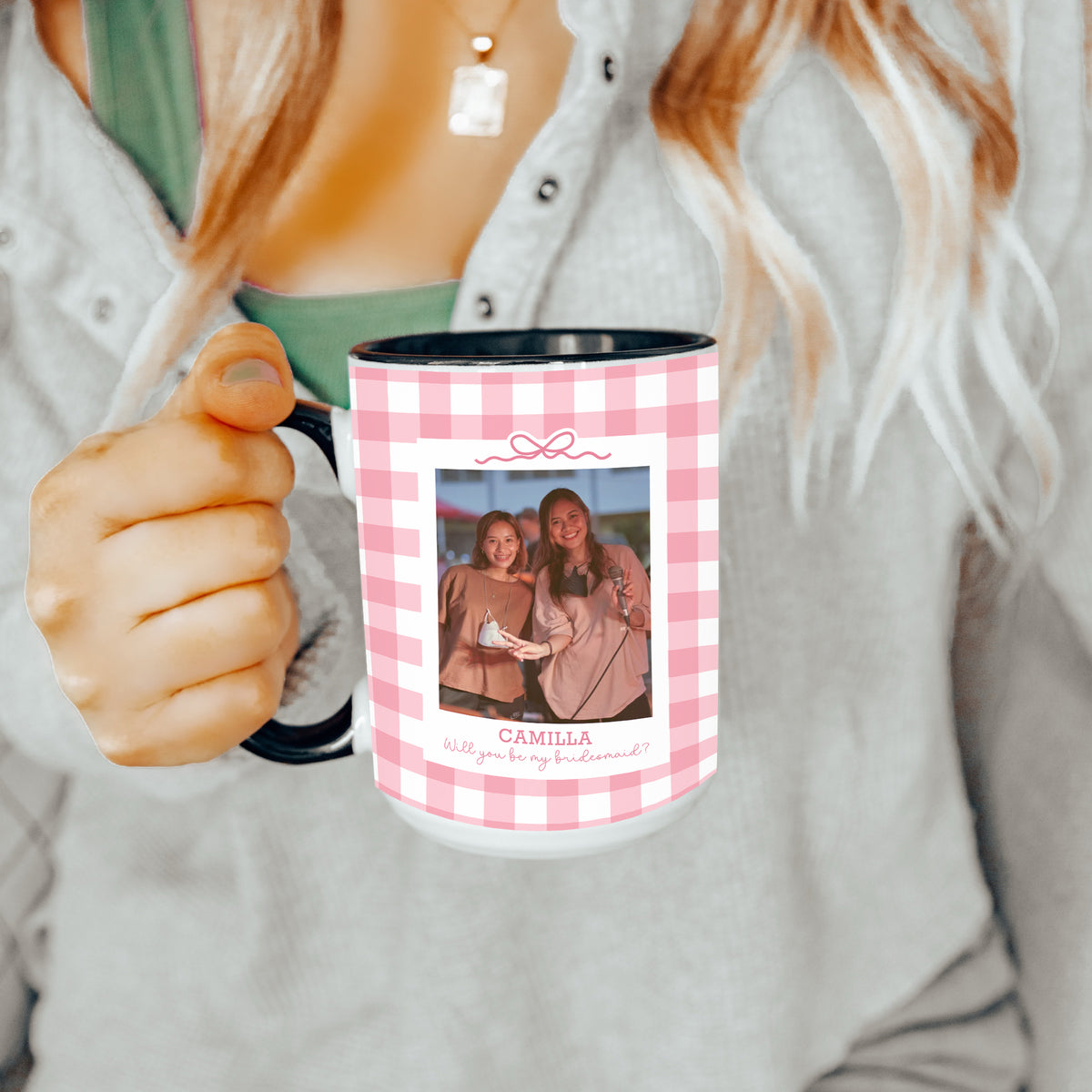 Mug photo personnalisé pour demoiselle d’honneur