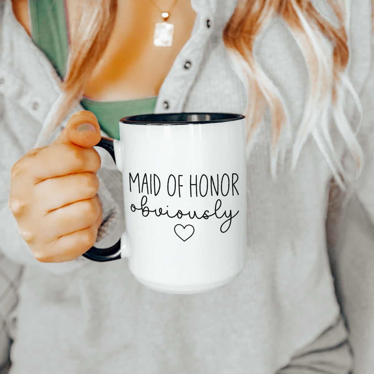 Maid Of Honor Obviously Mug