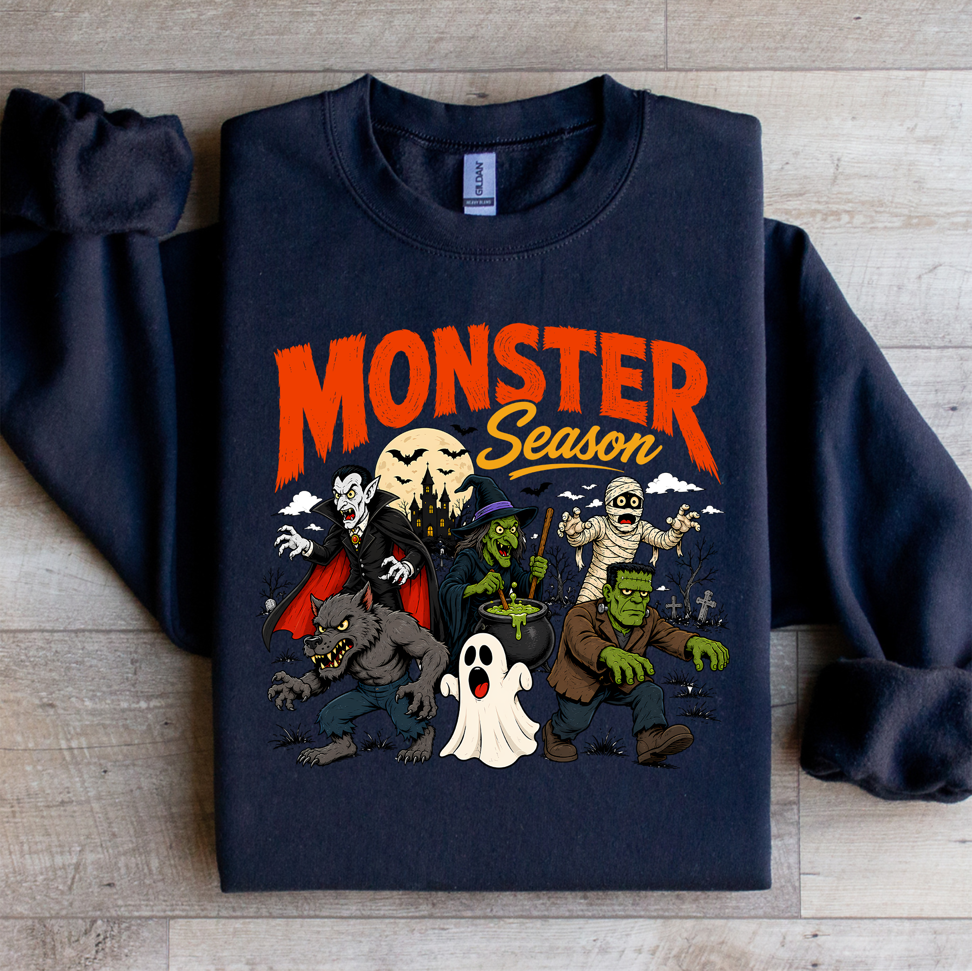 Retro Monster Season Sweatshirt