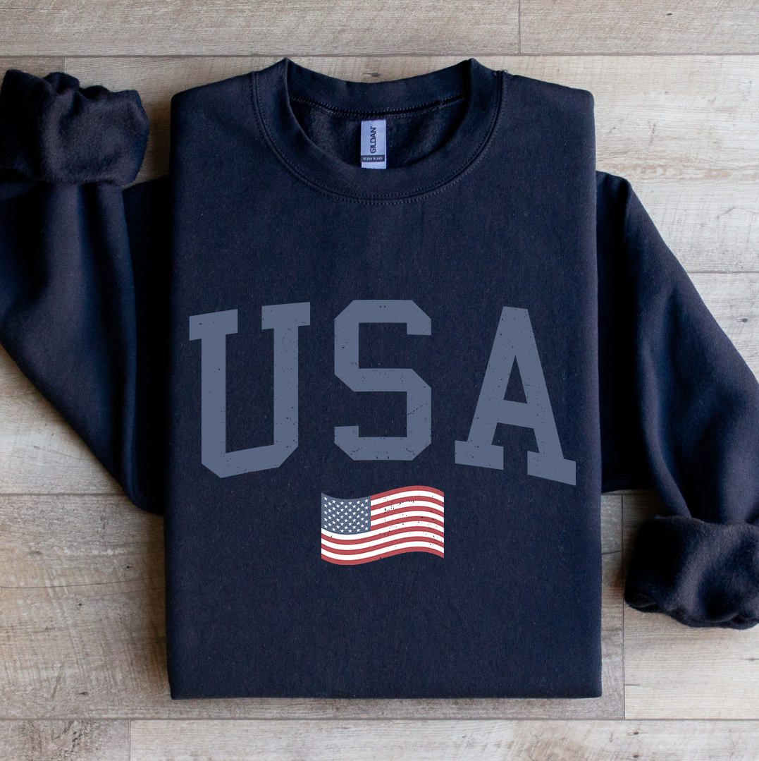 USA Flag Sweatshirt