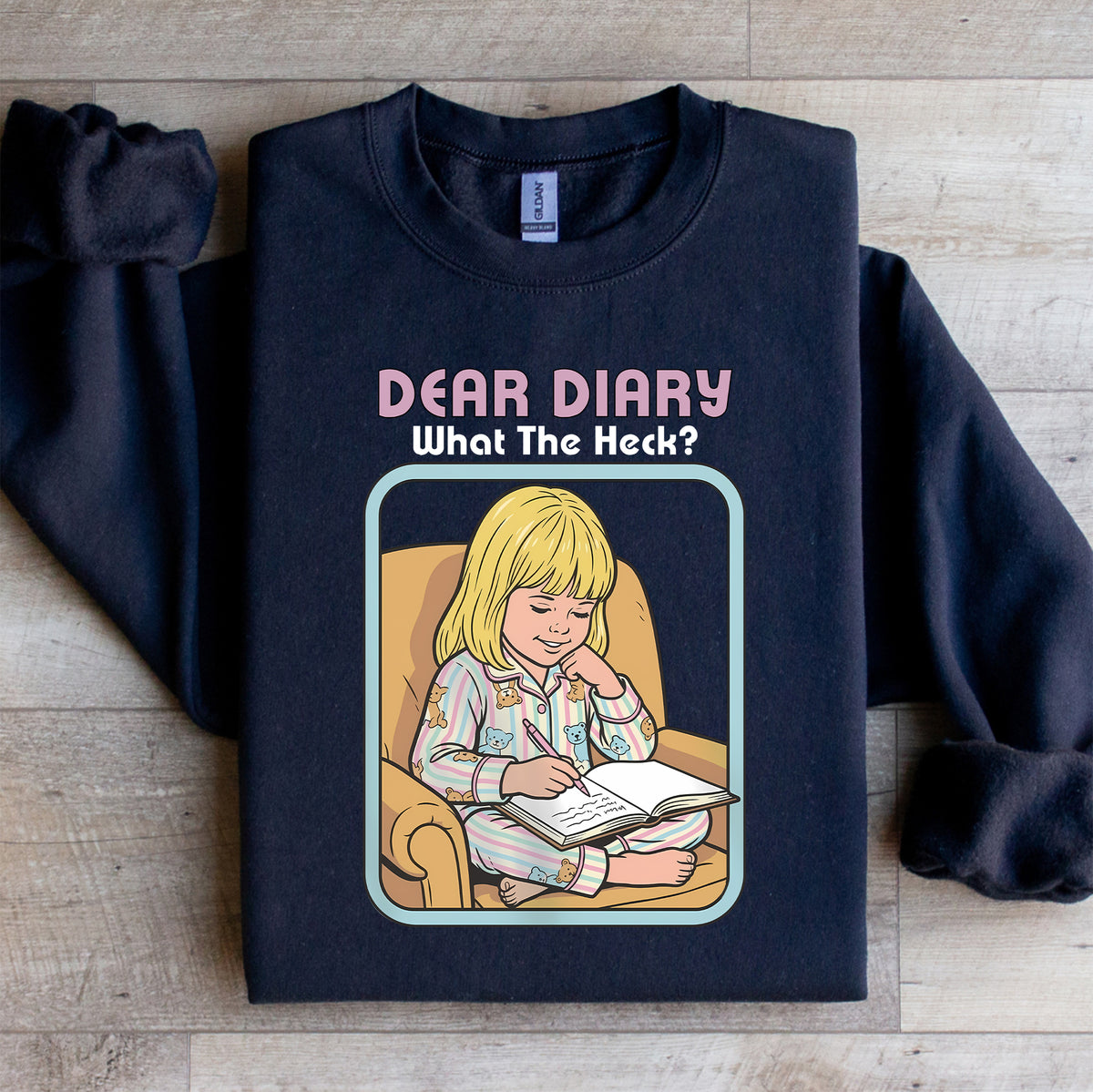 Sudadera «Querido diario, ¿qué demonios?»