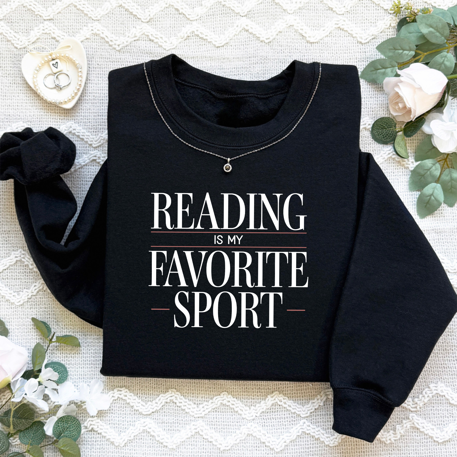 Reading Is My Favorite Sport Sweatshirt