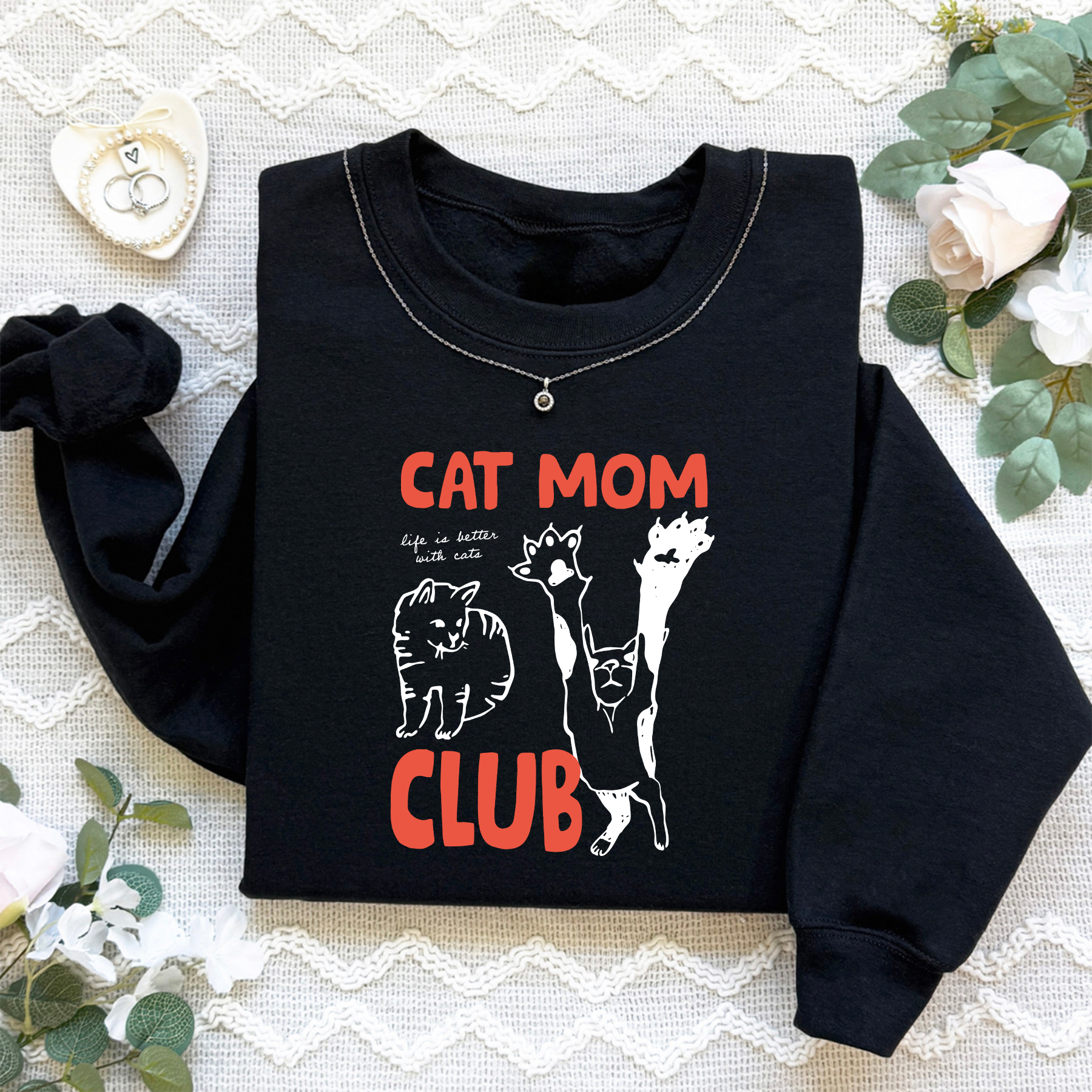 Cat Mom Club Sweatshirt