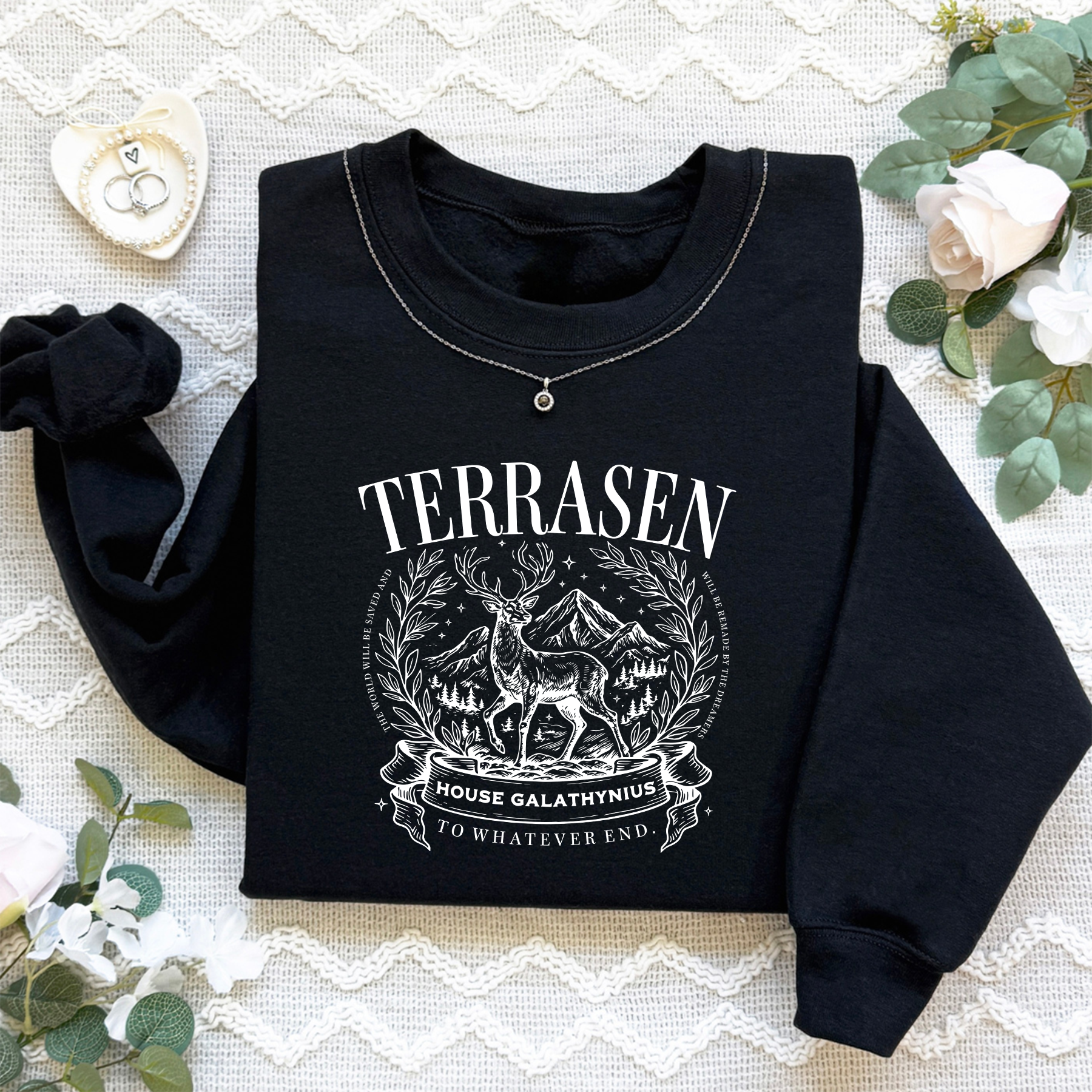 Terrasen House Glathynius To Whatever End Sweatshirt