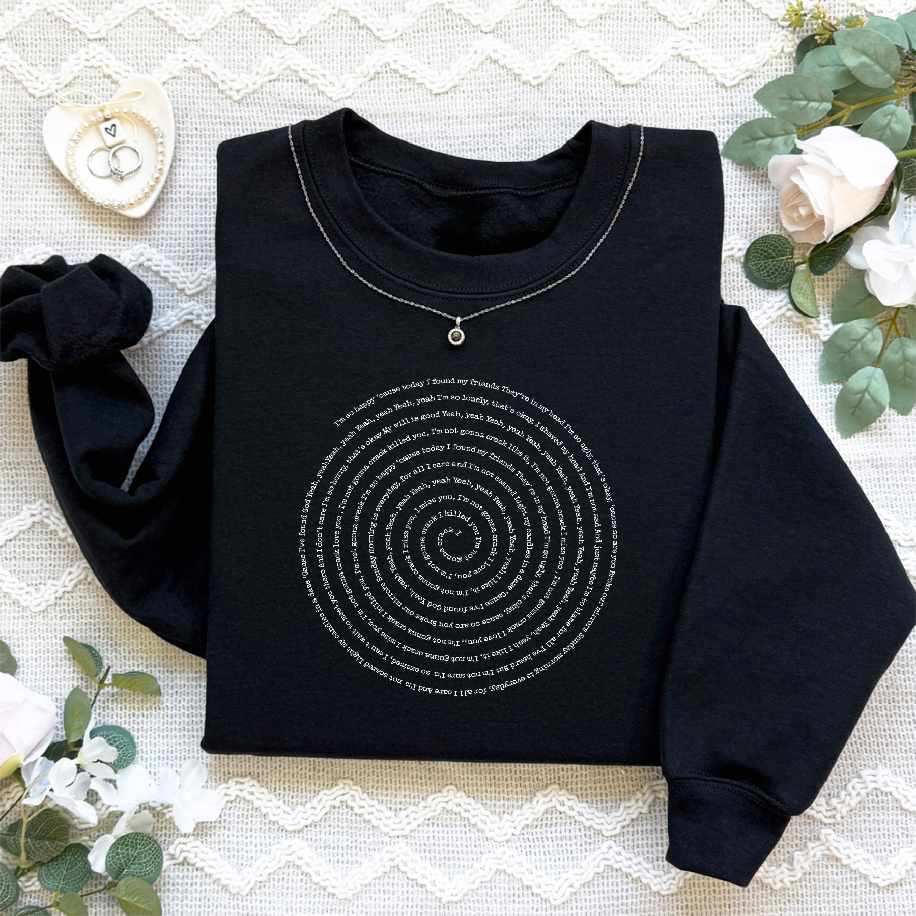 Personalized Any Song Lyrics Sweatshirt