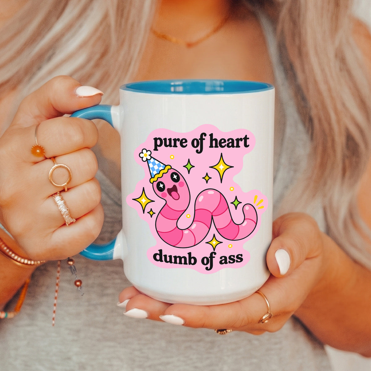 Pure Of Heart Dumb Of A* Mug