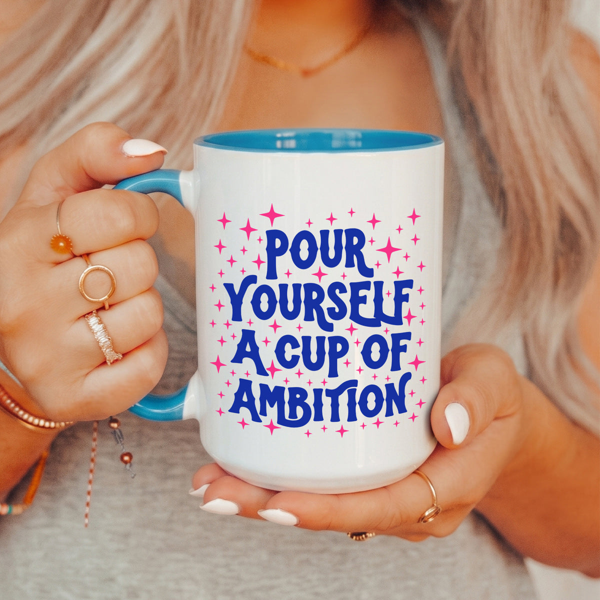Taza «Sírvete una taza de ambición»