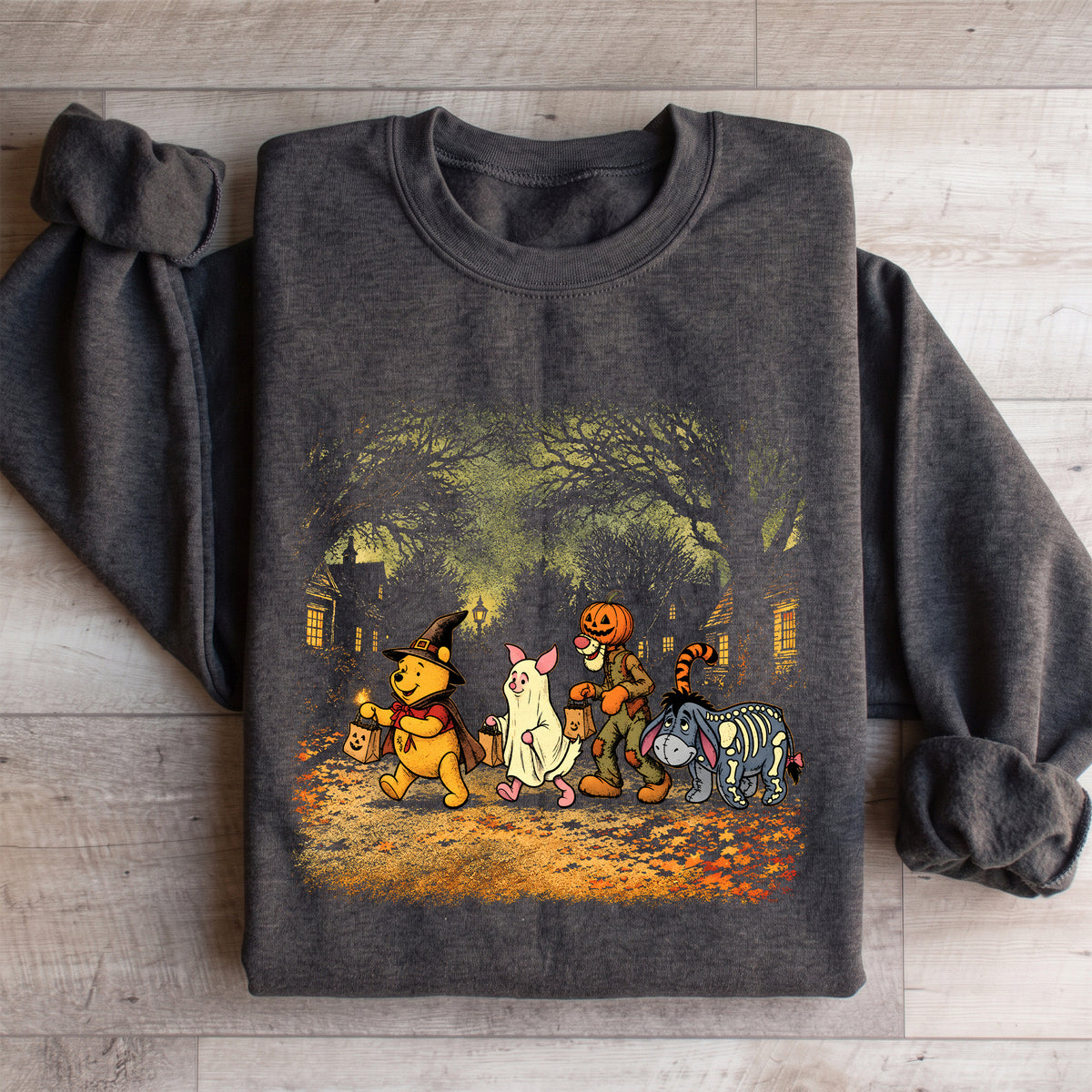 Vintage Winnie The Pooh Halloween Sweatshirt