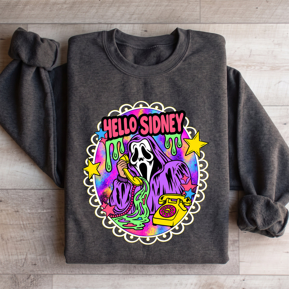 Hallo Sidney Retro-Geist-Sweatshirt