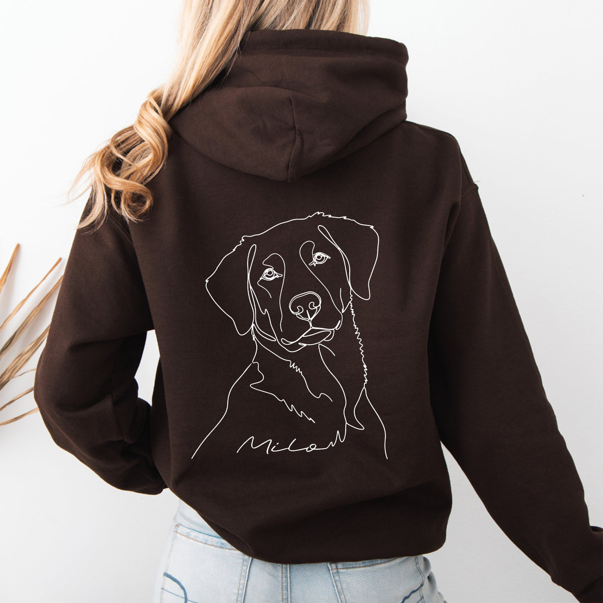 Personalisierter Hoodie mit Haustierfoto