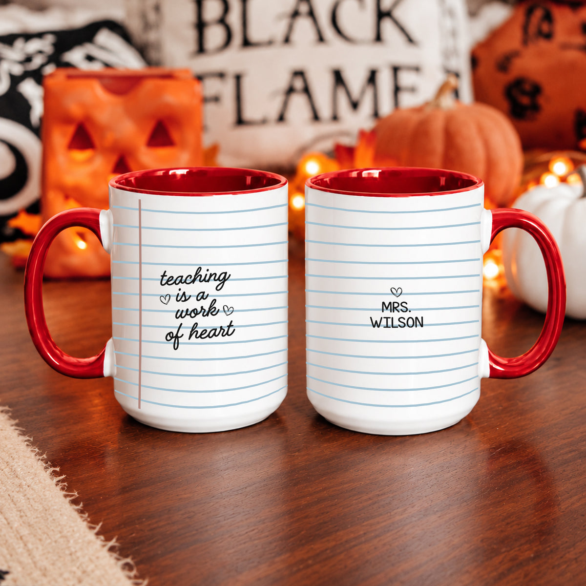 Personalisierte Tasse für Lehrkräfte - ein Werk des Herzens