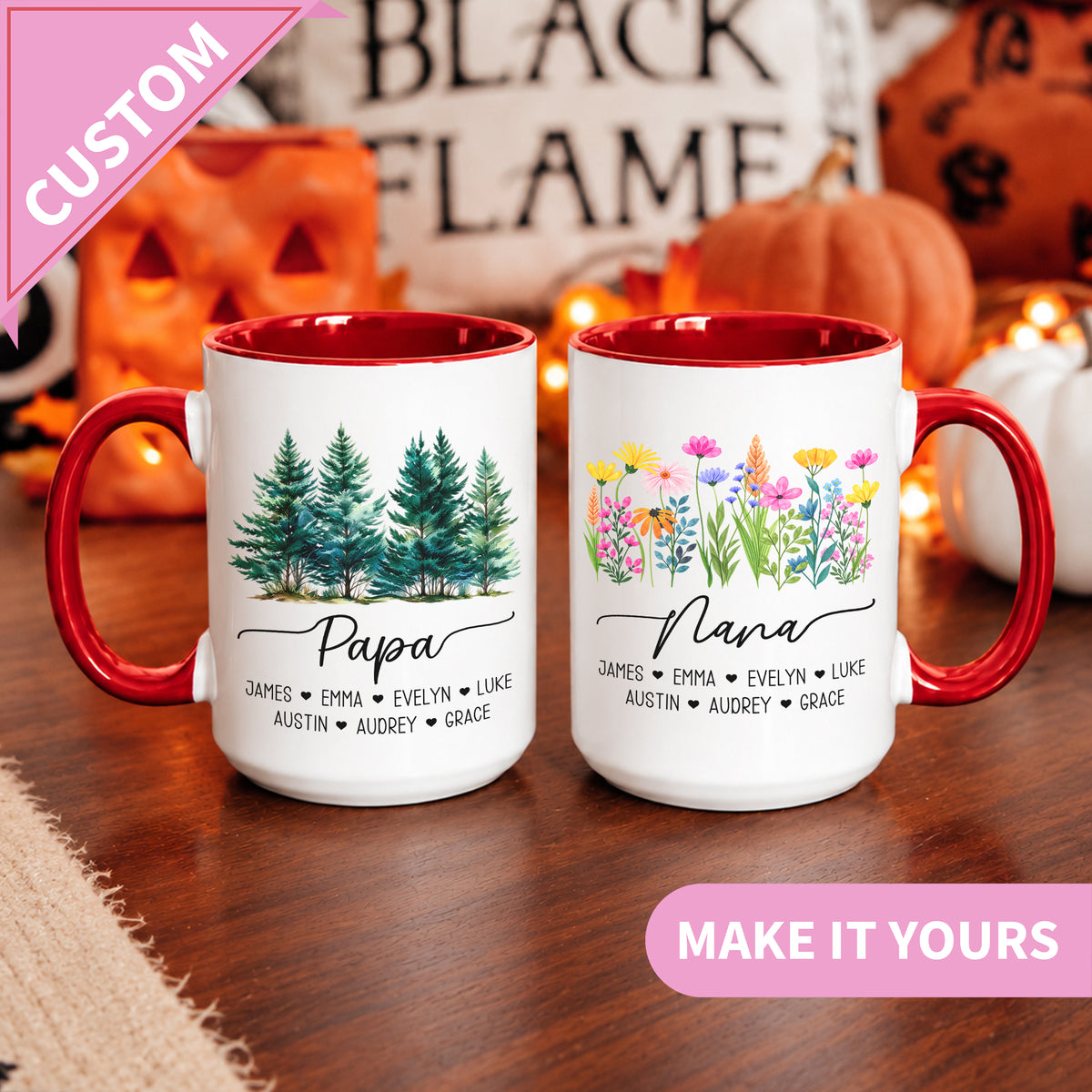 Mug personnalisé Papa Nana