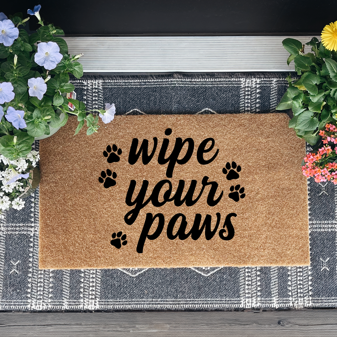 Wipe Your Paws Doormat