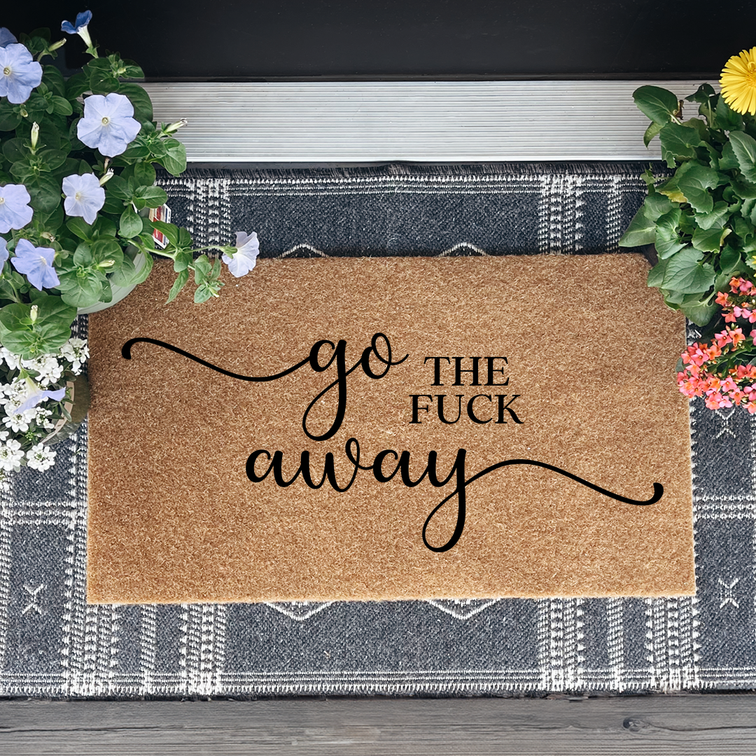 Go Away Doormat