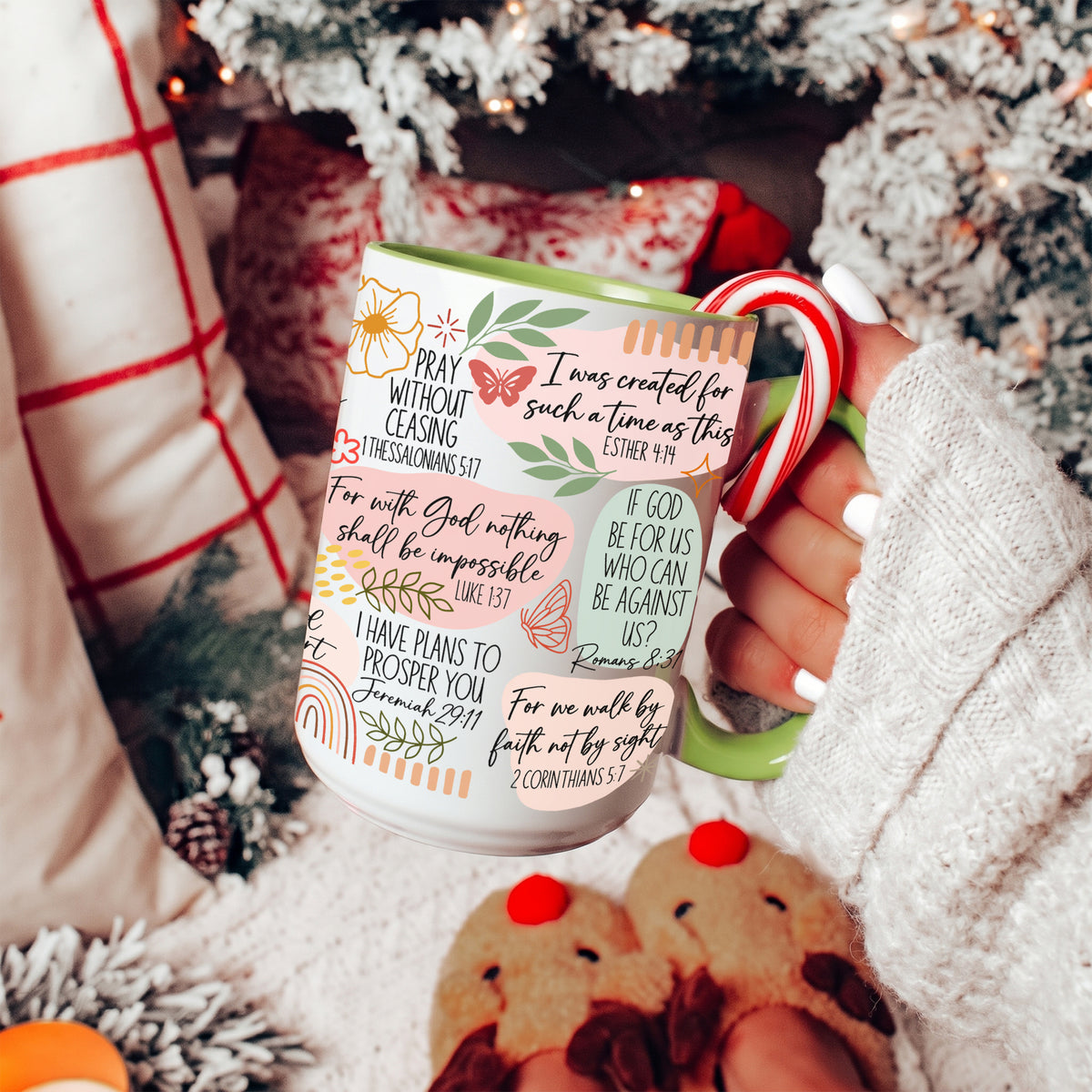 Tasse mit christlichem Bibelvers